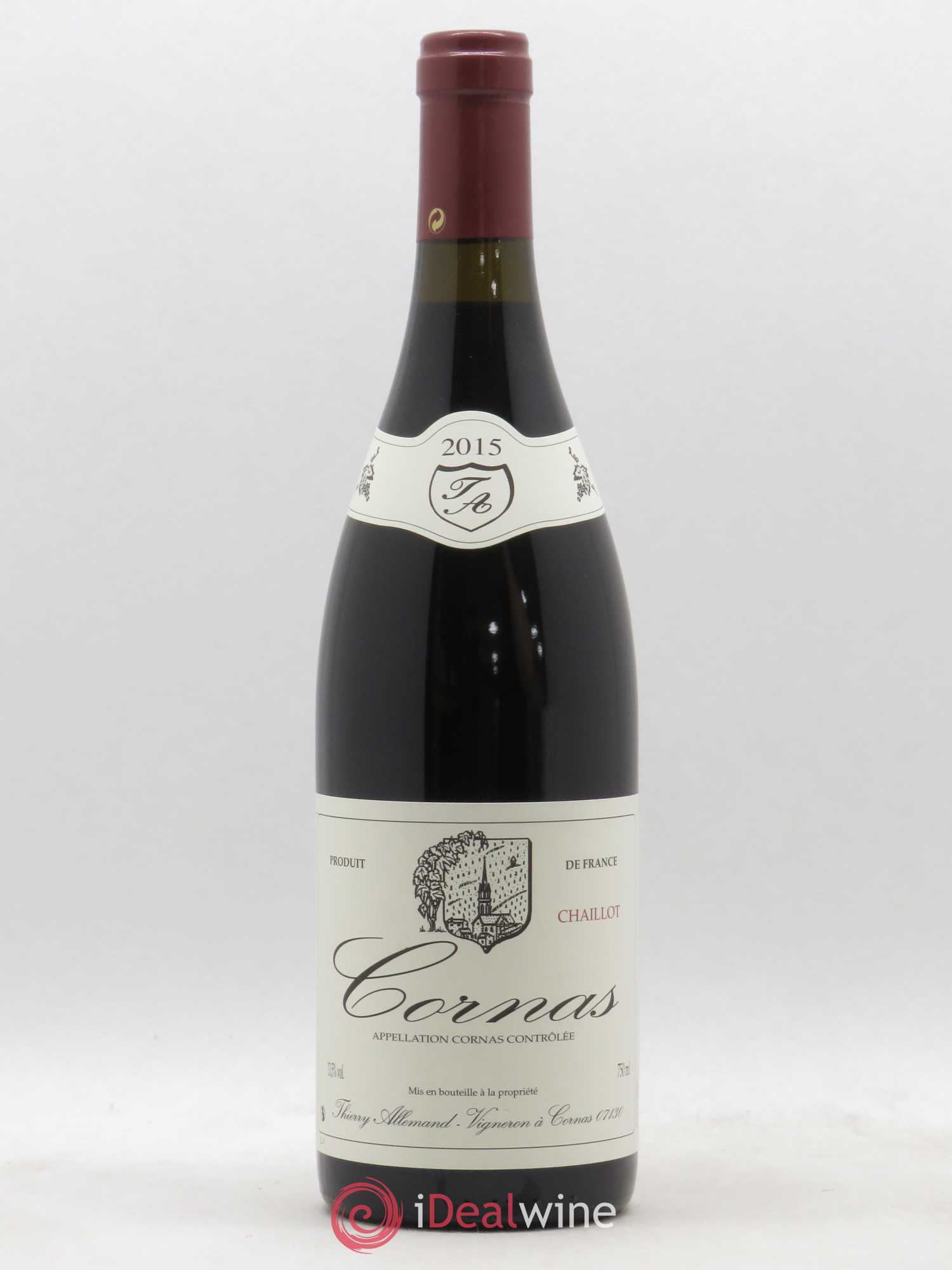 Cornas Chaillot Thierry Allemand 2015 - Lot de 1 bouteille - 0