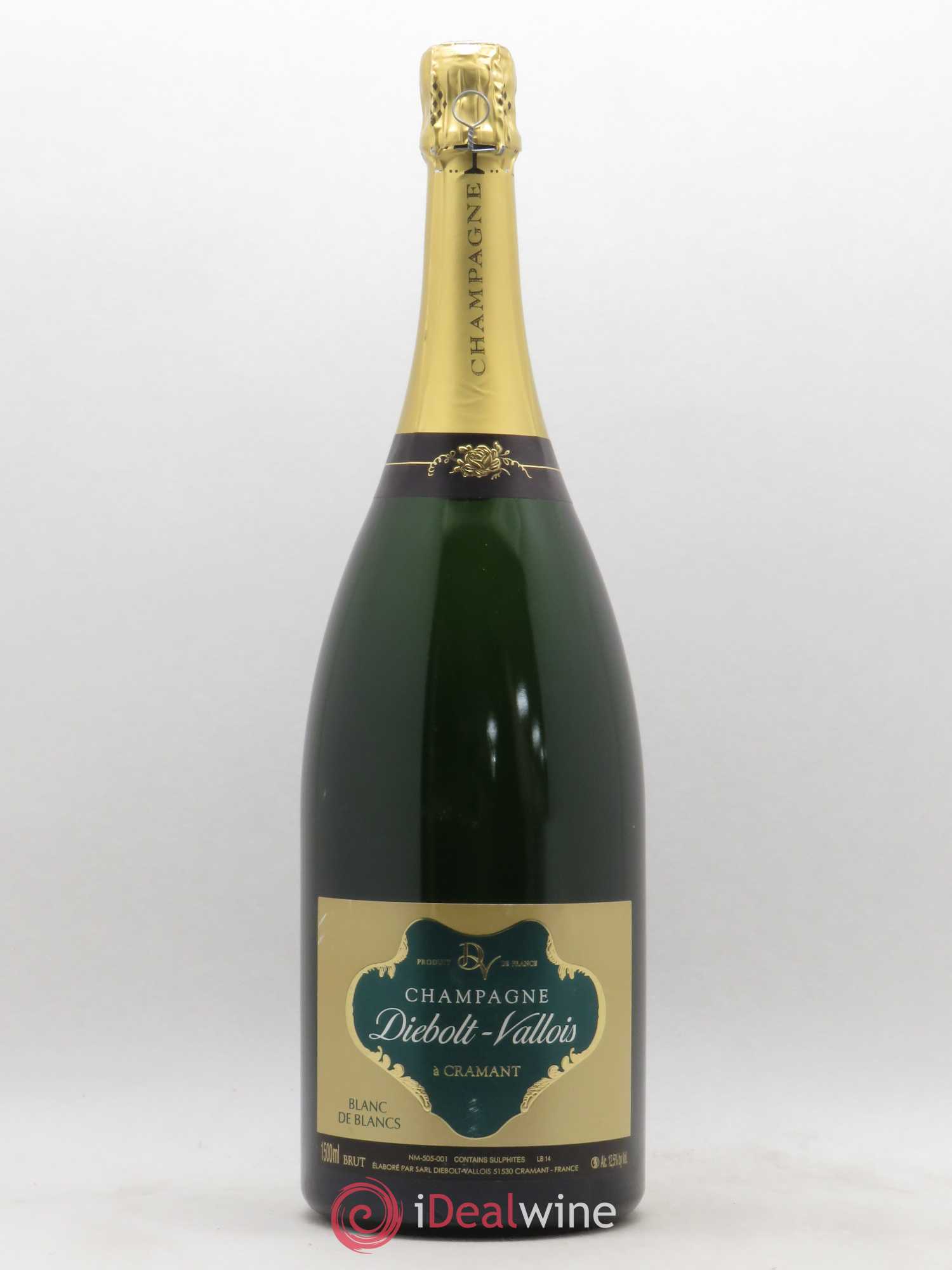 Champagne Blanc de Blancs Diebolt Vallois - Posten von 1 Magnum - 0