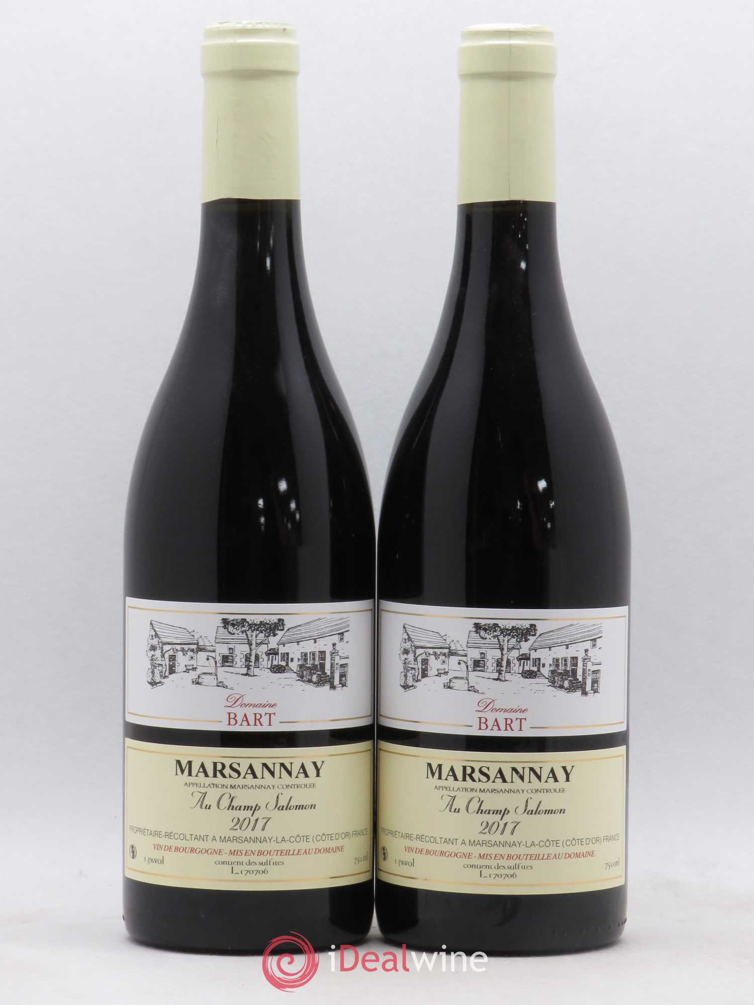 Marsannay Au Champ Salomon Bart (Domaine) 2017 - Lot de 2 bouteilles - 0