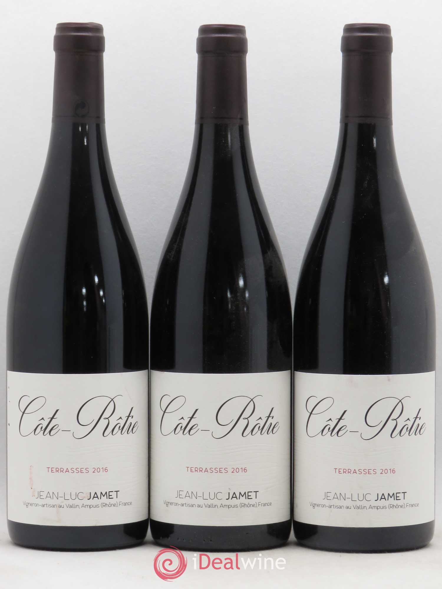 Côte-Rôtie Terrasses Jean-Luc Jamet 2016 - Posten von 3 Flaschen - 0