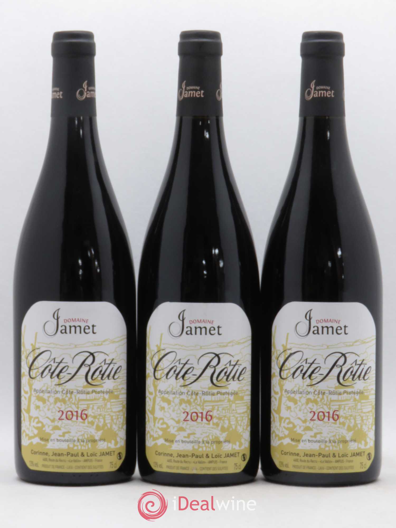 Côte-Rôtie Jamet (Domaine) 2016 - Lot de 3 bouteilles - 0