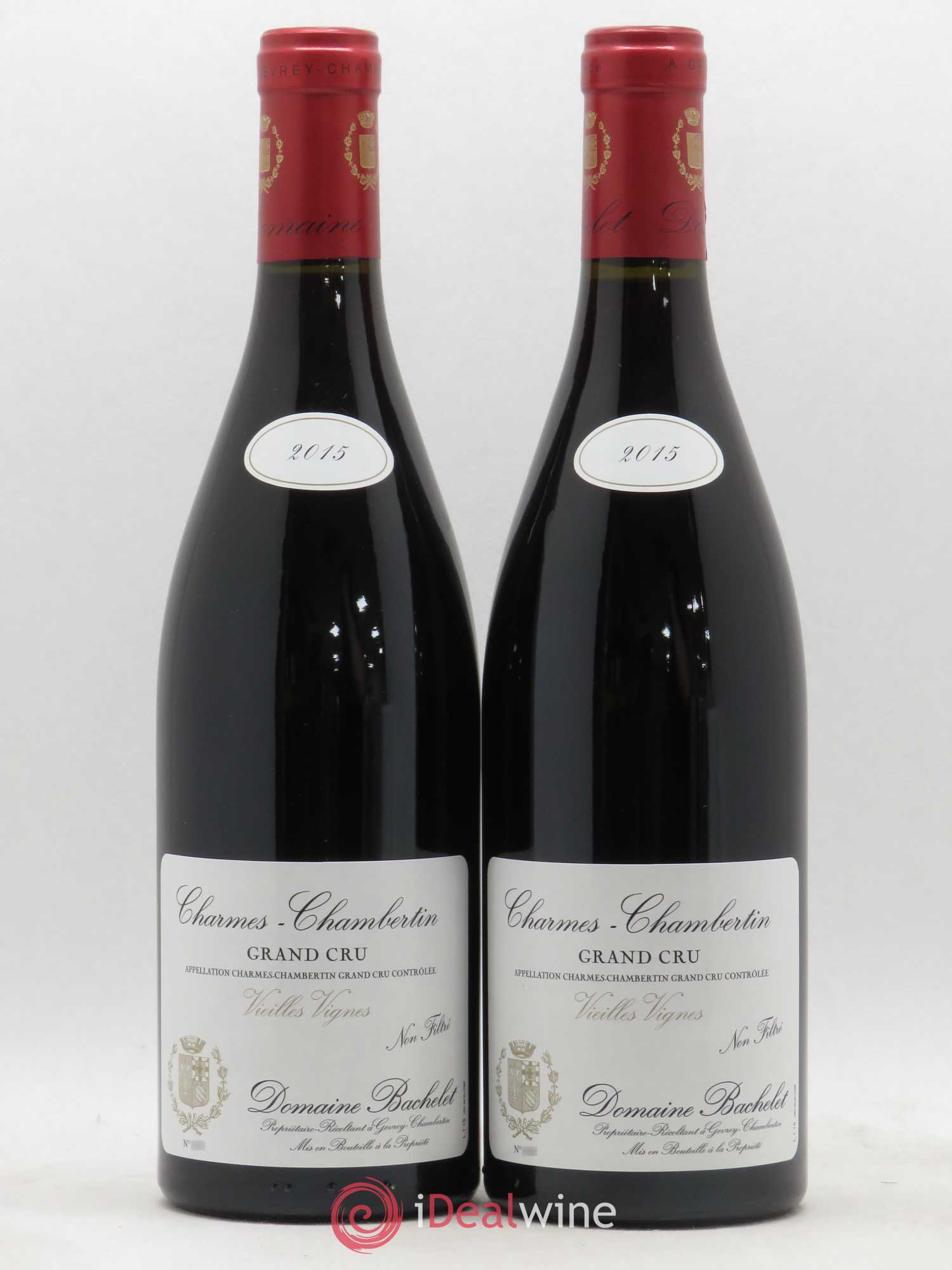 Charmes-Chambertin Grand Cru Vieilles Vignes Denis Bachelet (Domaine) 2015 - Lot de 2 bouteilles - 0