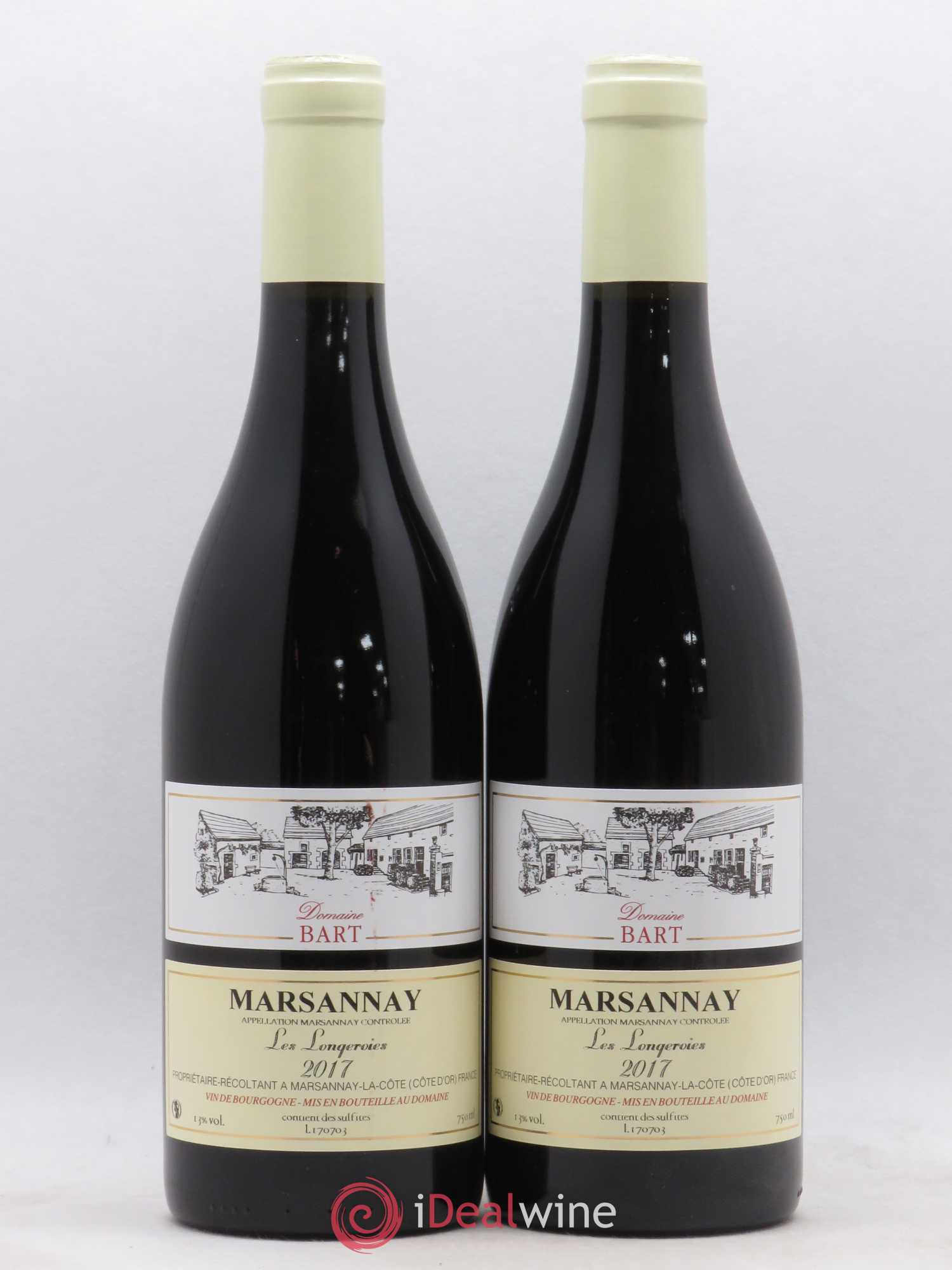 Marsannay Les Longeroies Bart (Domaine) 2017 - Lot de 2 bouteilles - 0