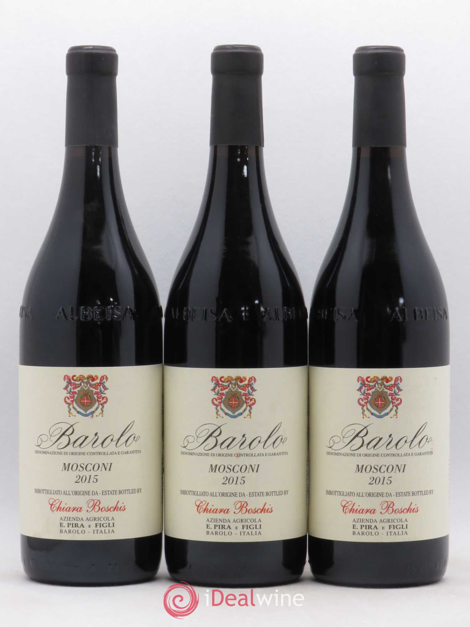 Barolo Mosconi E. Pira & Figli (Chiara Boschis) 2015 - Posten von 3 Flaschen - 0