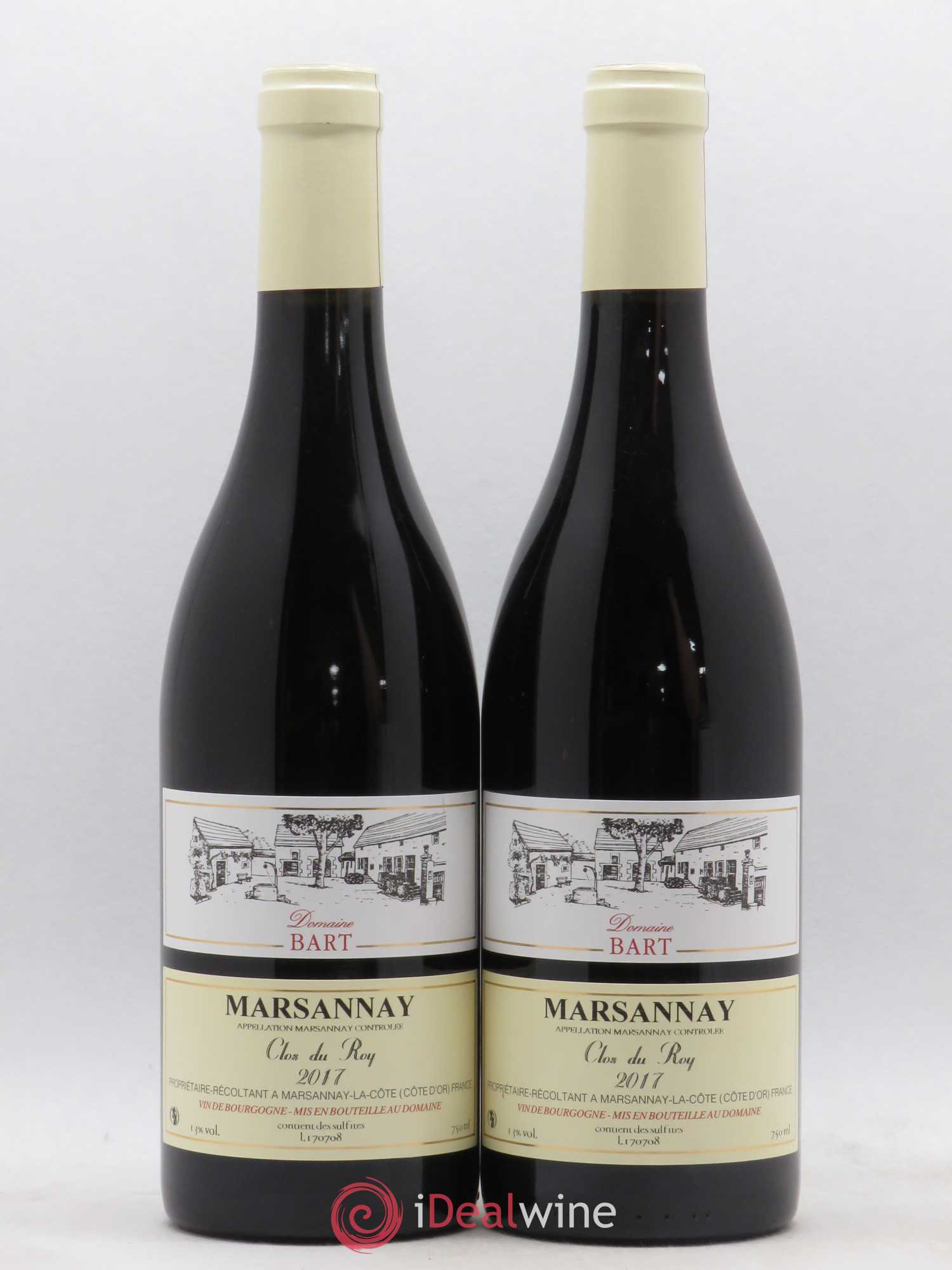 Marsannay Clos Du Roy Domaine Bart 2017 - Lot de 2 bouteilles - 0