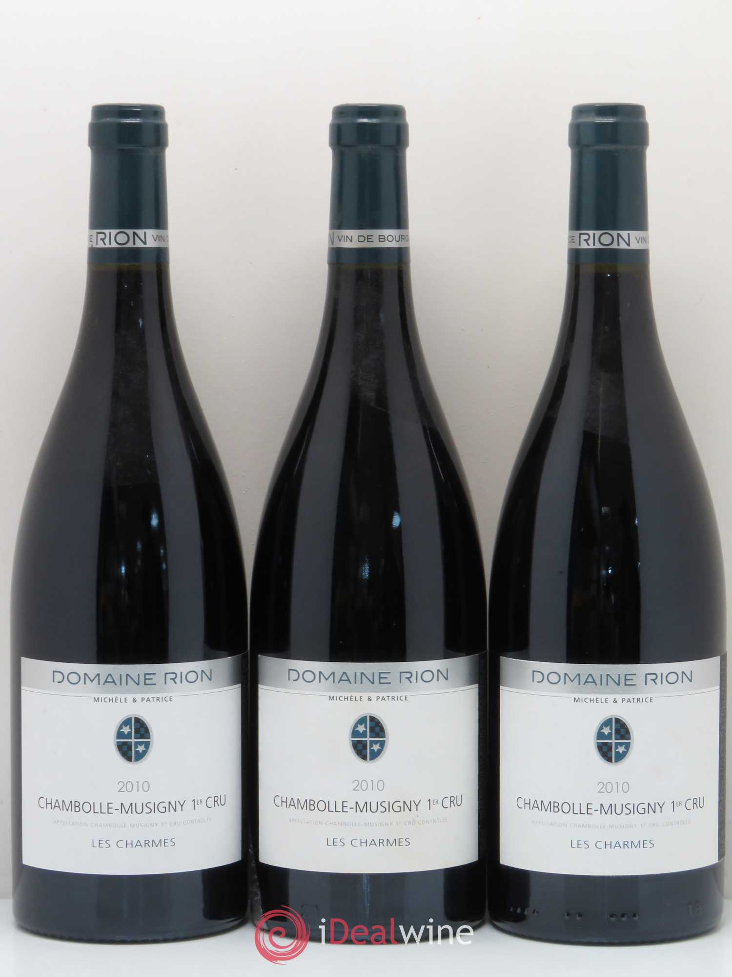 Chambolle-Musigny 1er Cru Les Charmes Domaine Patrice Rion 2010 - Posten von 3 Flaschen - 0
