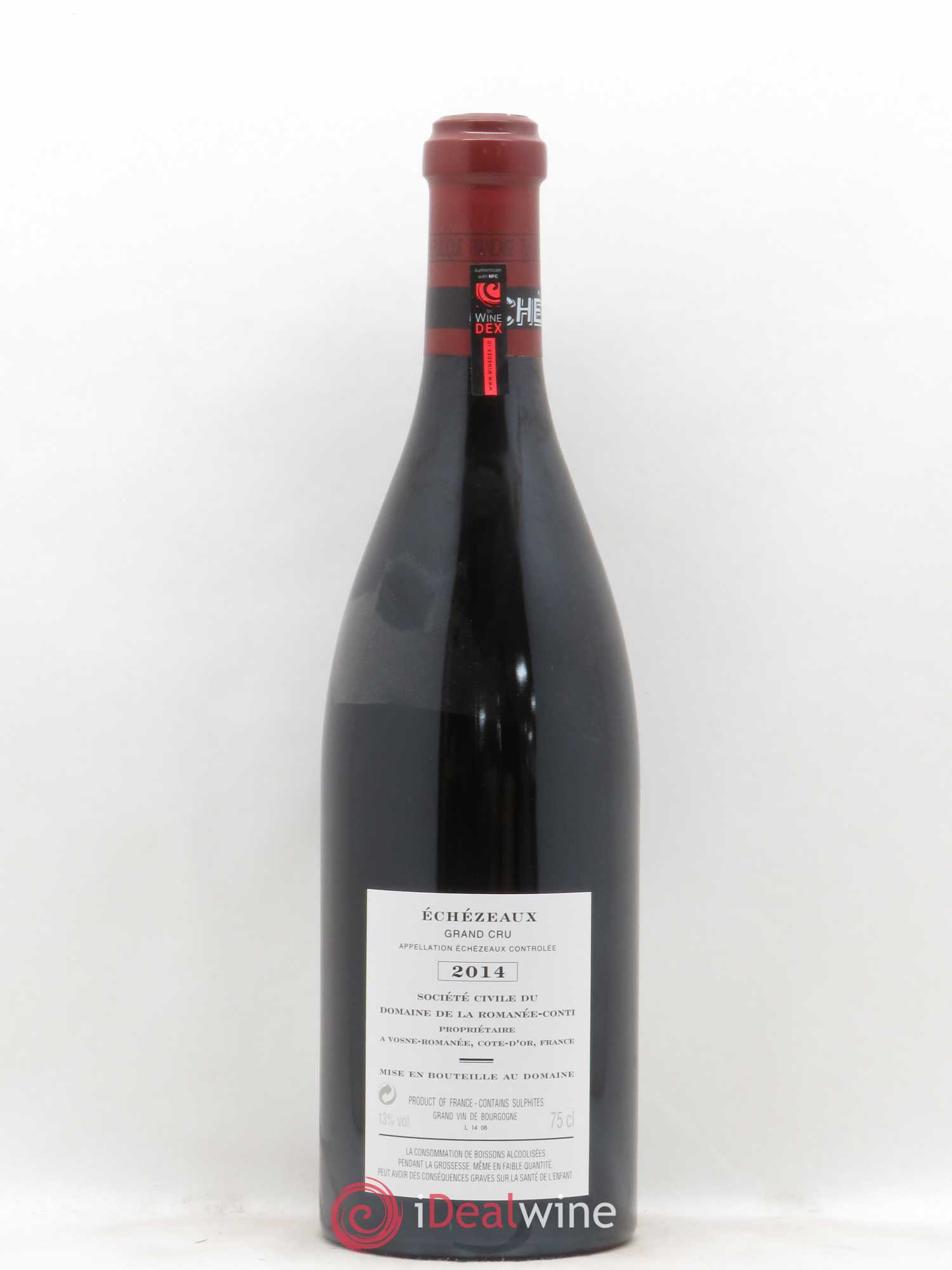 Echezeaux Grand Cru Domaine de la Romanée-Conti 2014 - Lot de 1 bouteille - 1