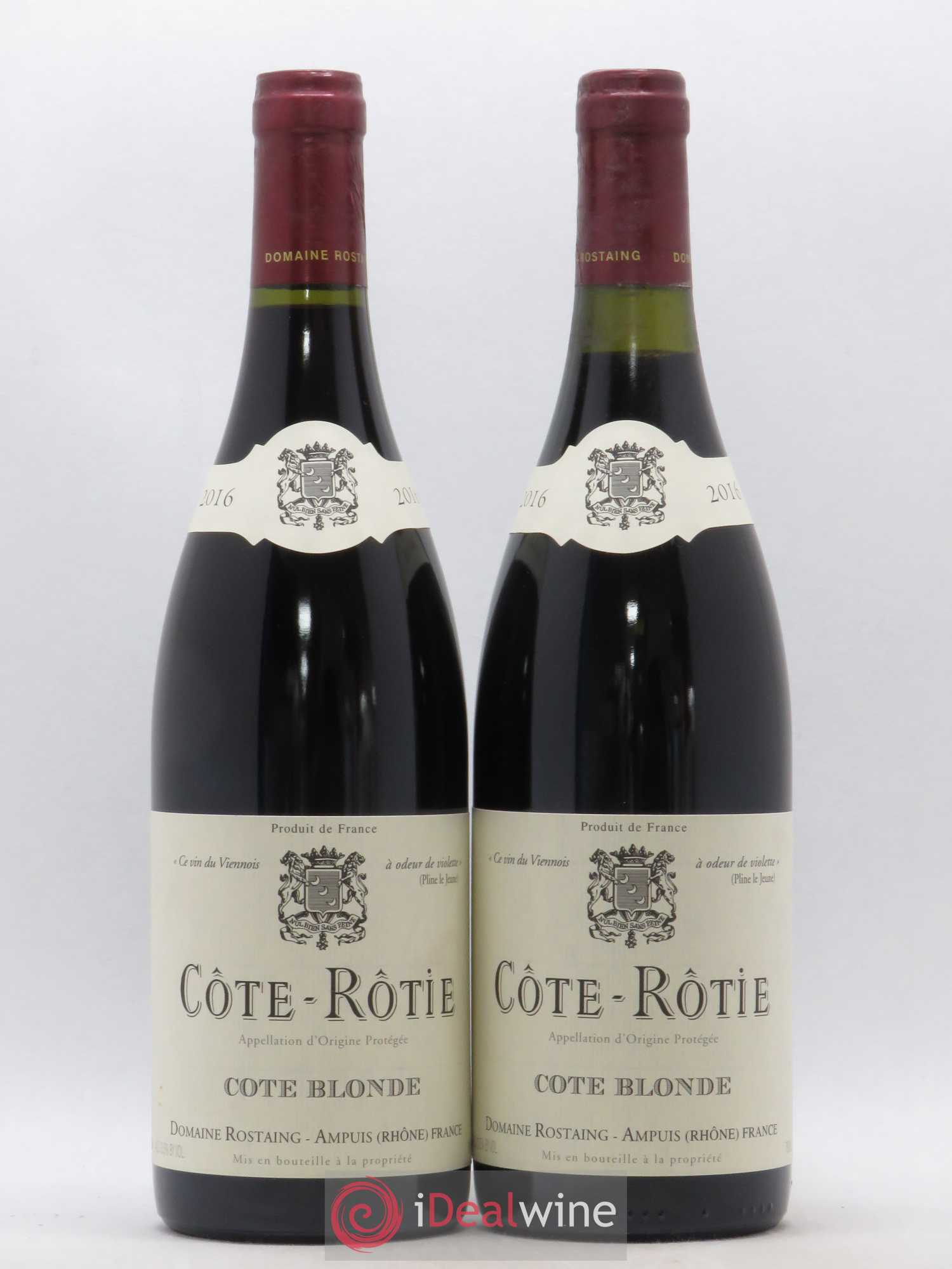 Côte-Rôtie Côte Blonde René Rostaing 2016 - Posten von 2 Flaschen - 0