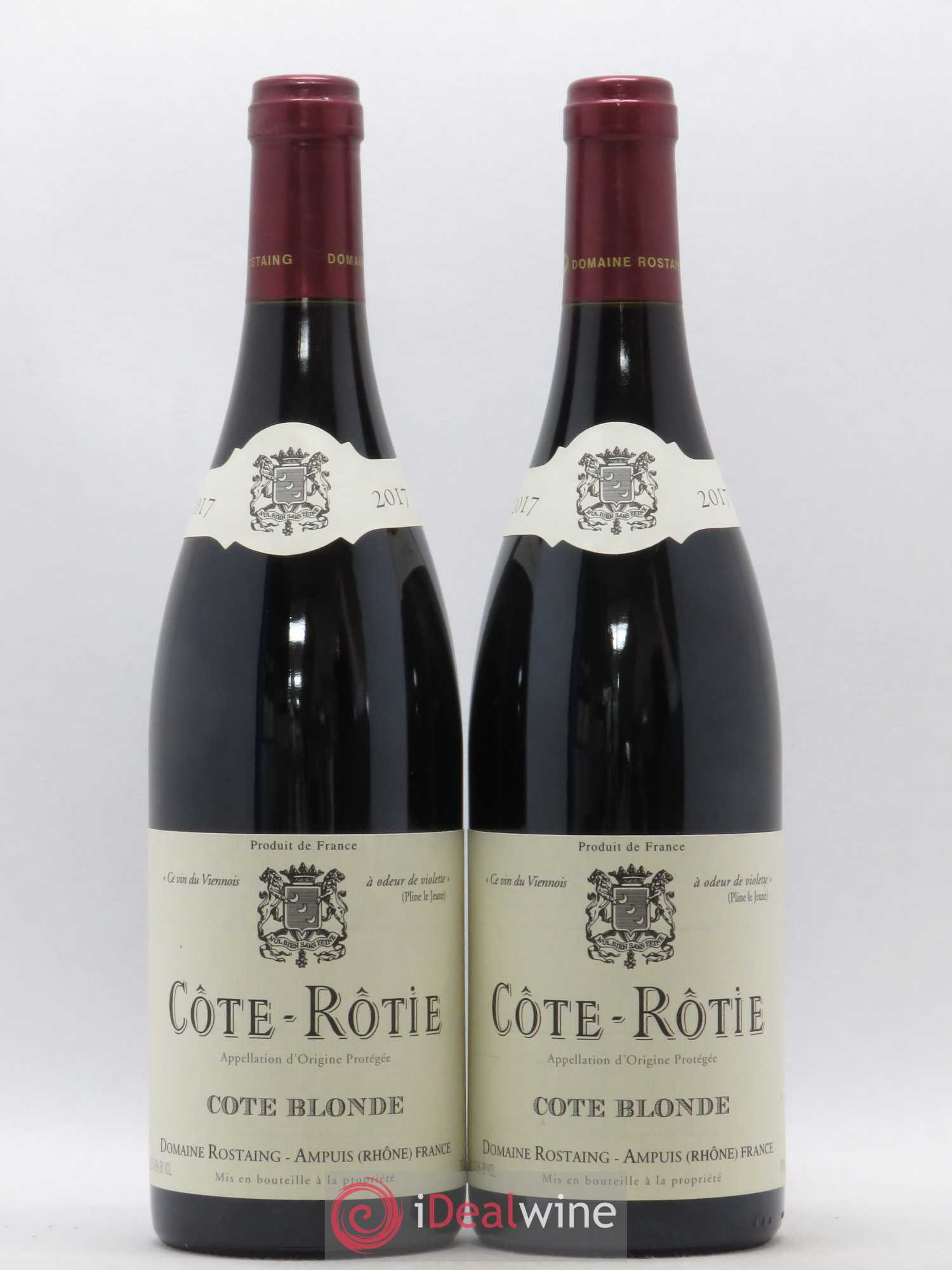Côte-Rôtie Côte Blonde René Rostaing 2017 - Posten von 2 Flaschen - 0
