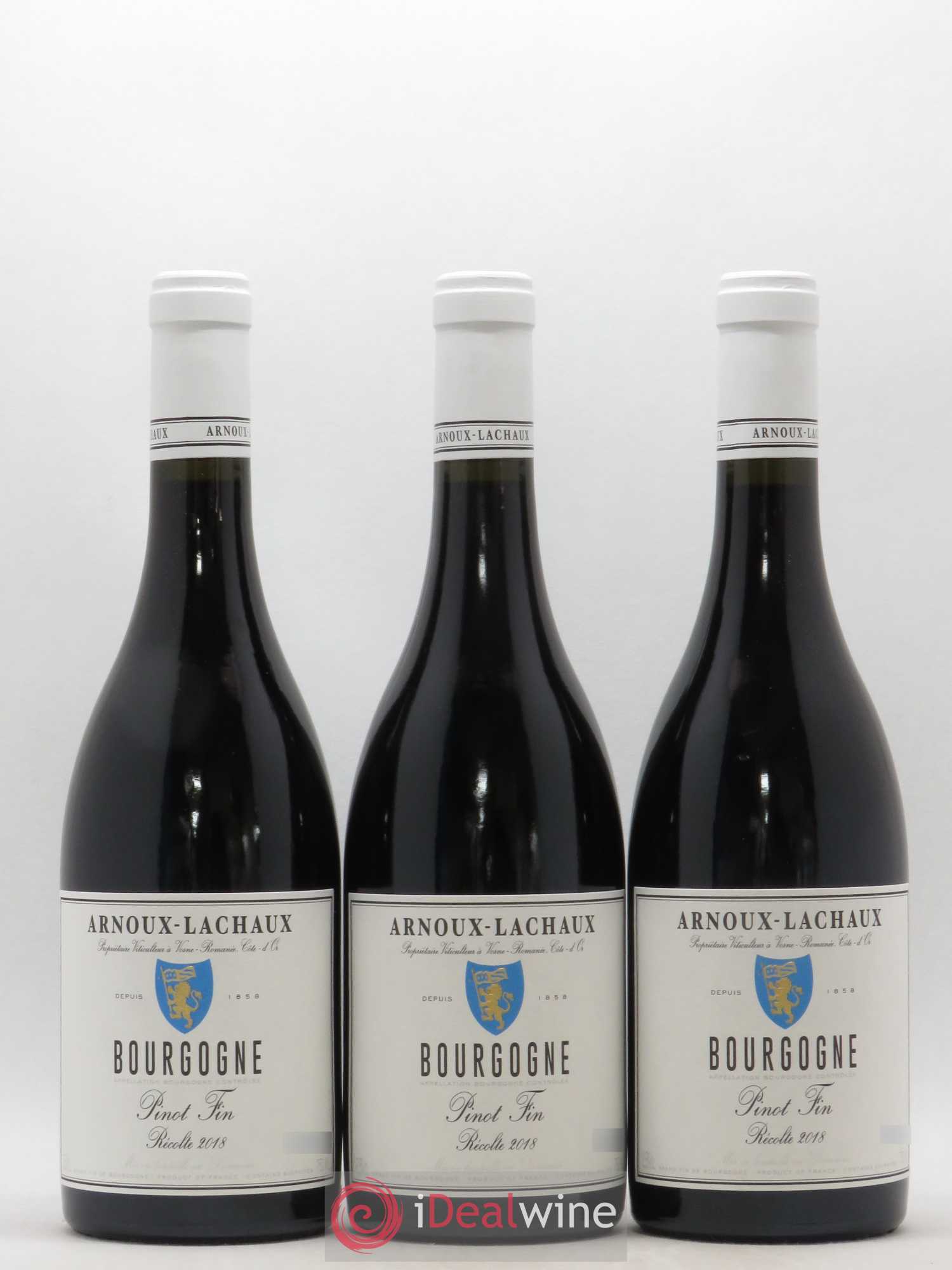 Bourgogne Pinot Fin Arnoux-Lachaux (Domaine) 2018 - Lot de 3 bouteilles - 0