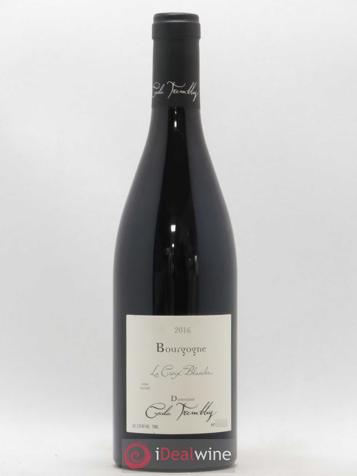 Bourgogne La Croix Blanche Cécile Tremblay 2016 - Lot de 1 bouteille - 0