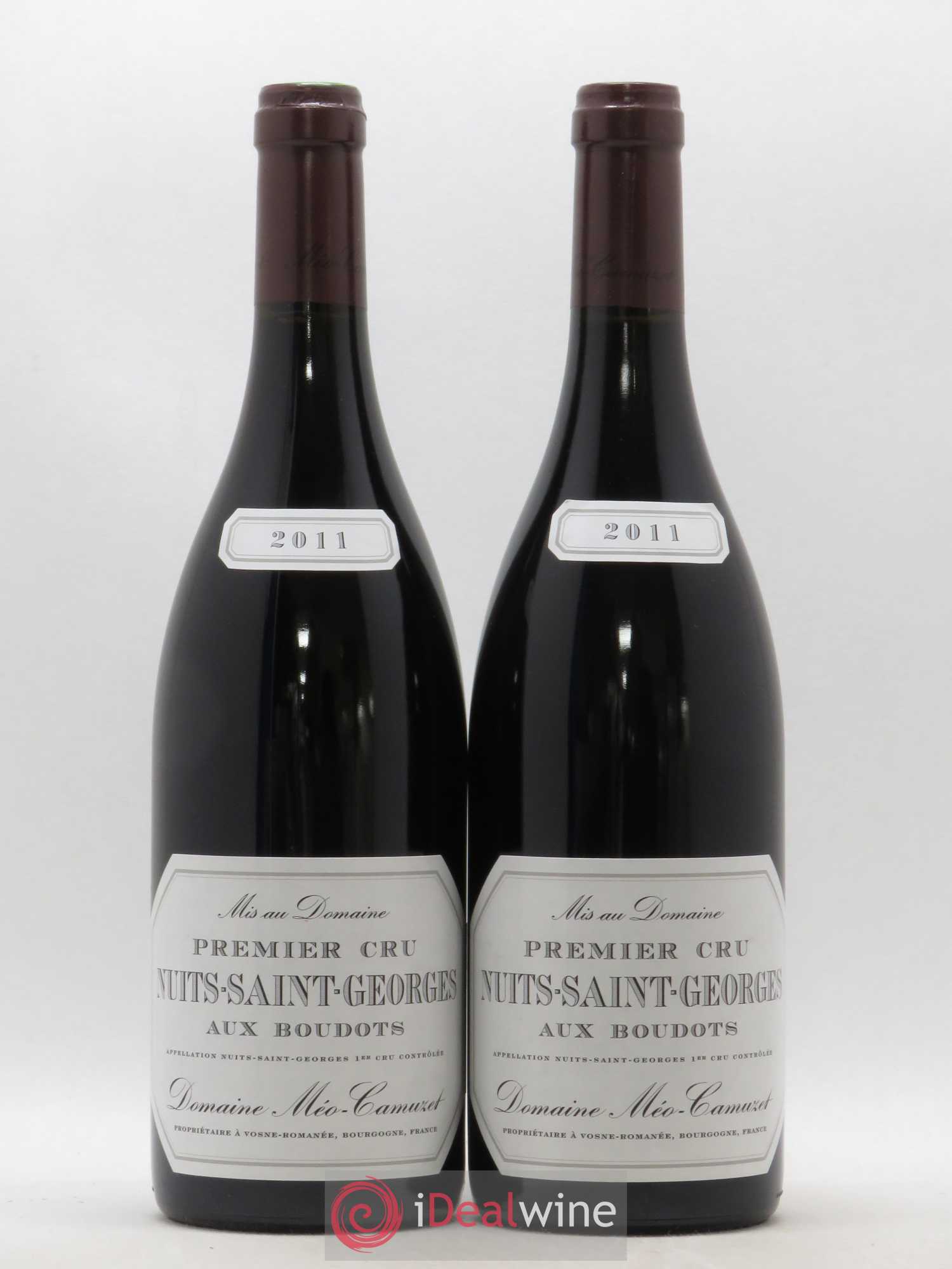Nuits-Saint-Georges 1er Cru Aux Boudots Méo-Camuzet (Domaine) 2011 - Lotto di 2 bottiglie - 0