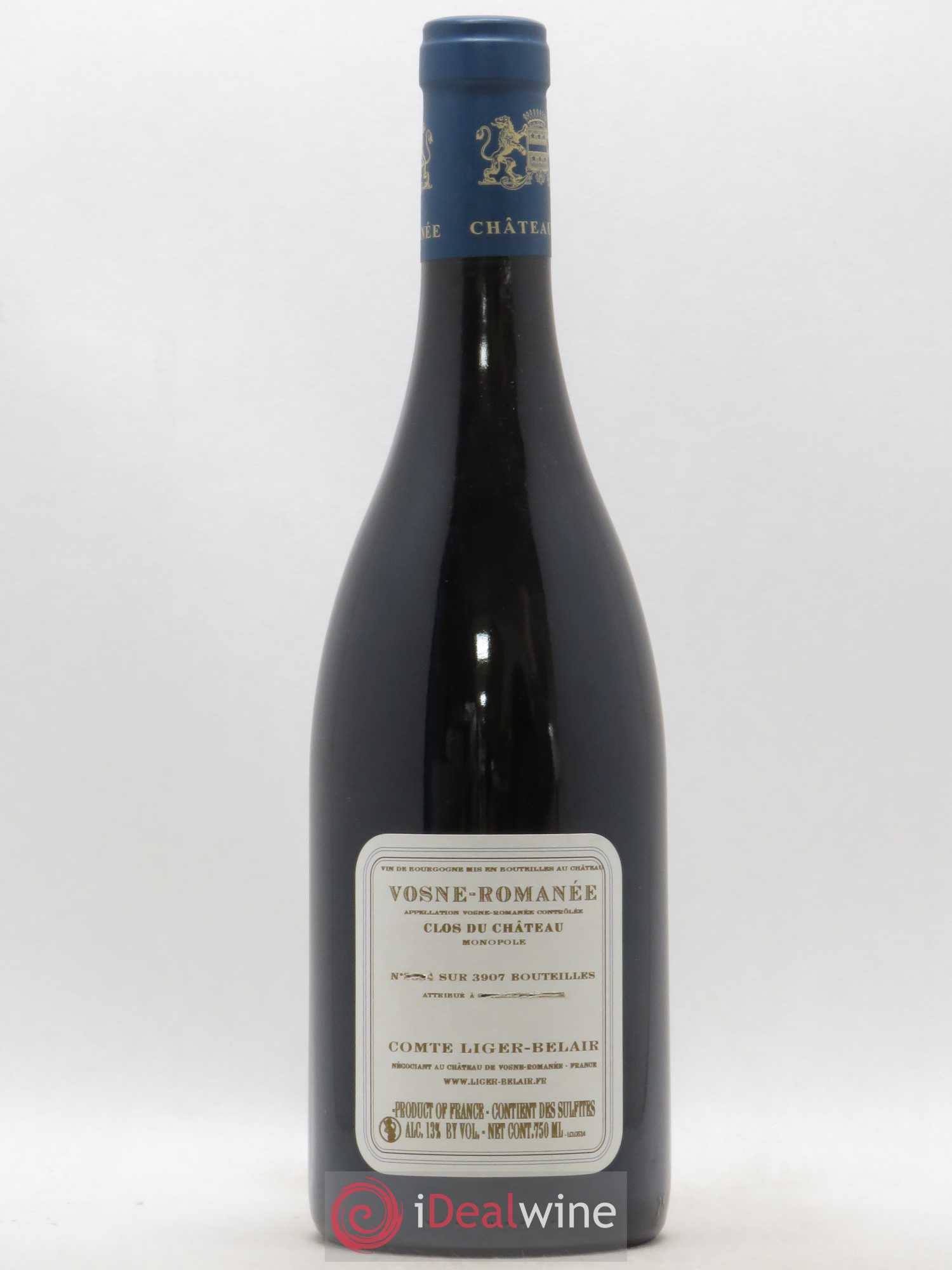 Vosne-Romanée Clos du Château Comte Liger-Belair (Domaine du) 2014 - Lot de 1 bouteille - 1