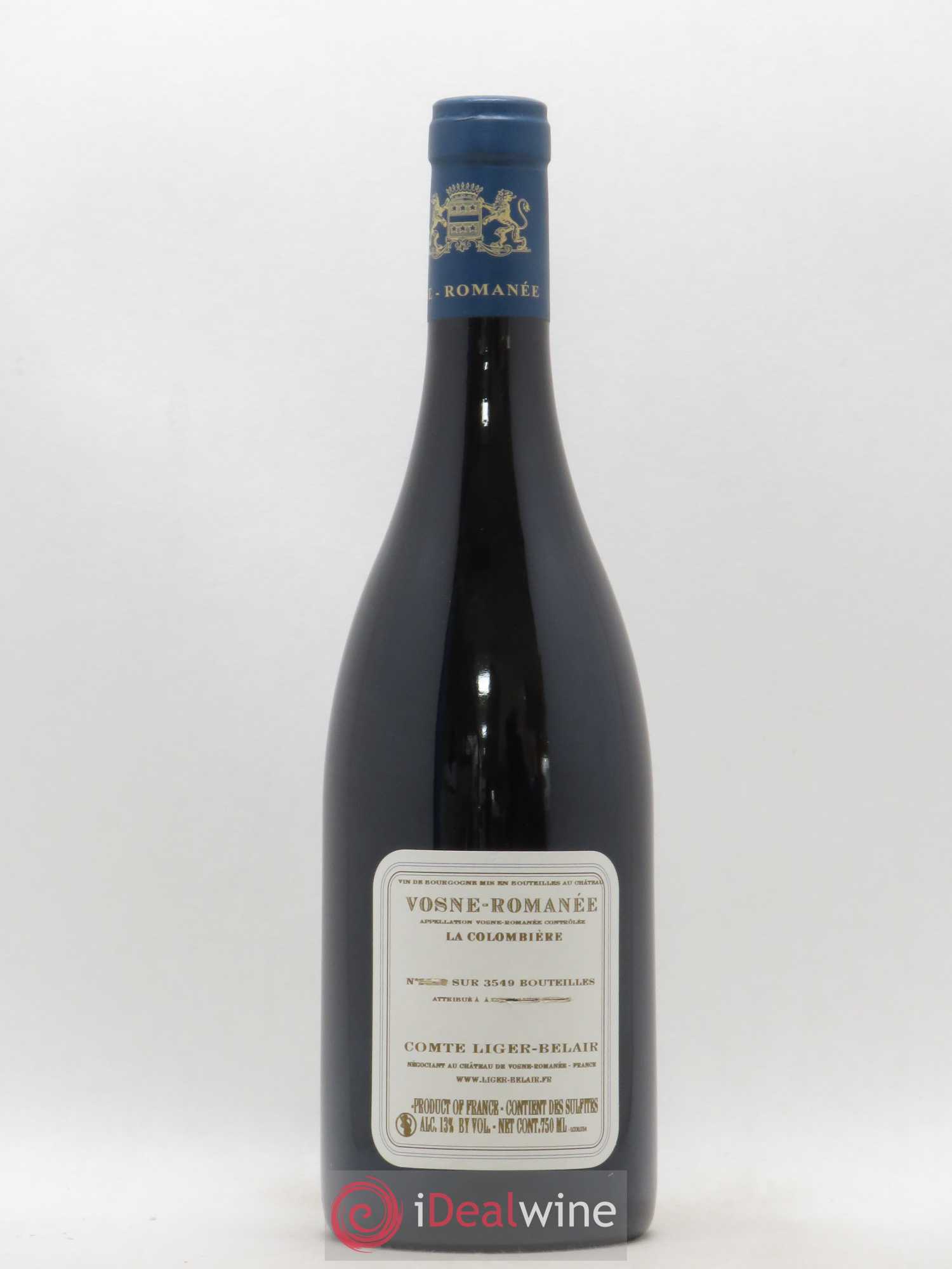 Vosne-Romanée La Colombière Comte Liger-Belair (Domaine du) 2014 - Lot de 1 bouteille - 1