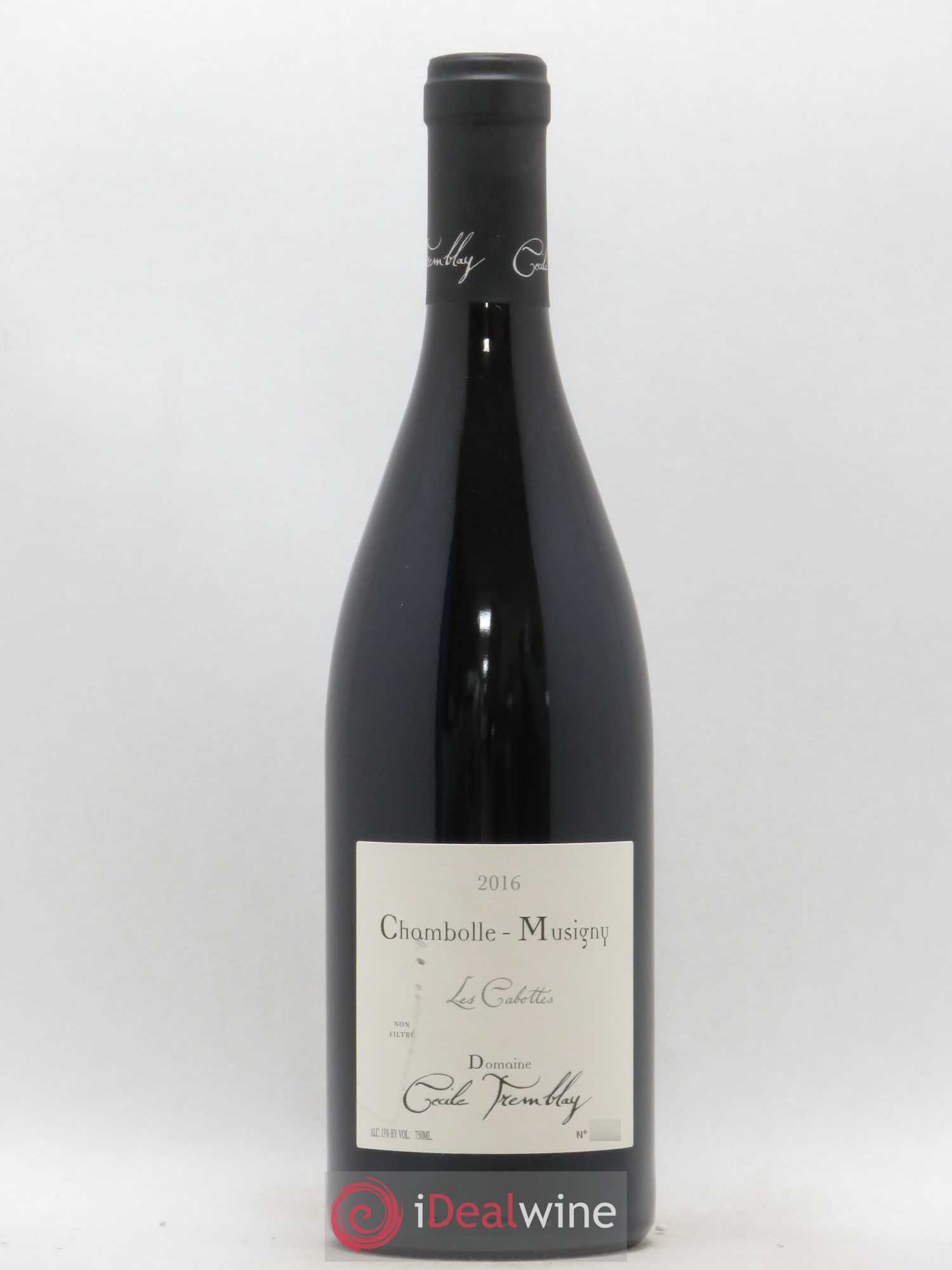 Chambolle-Musigny Les Cabottes Cécile Tremblay 2016 - Lot de 1 bouteille - 0