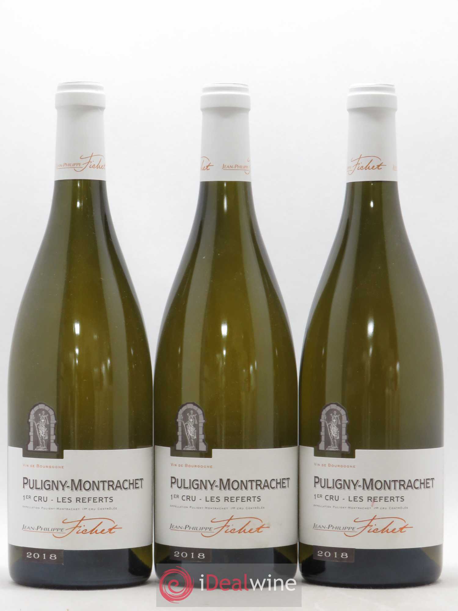 Puligny-Montrachet 1er Cru Les Referts Jean-Philippe Fichet 2018 - Lot de 5 bouteilles - 1