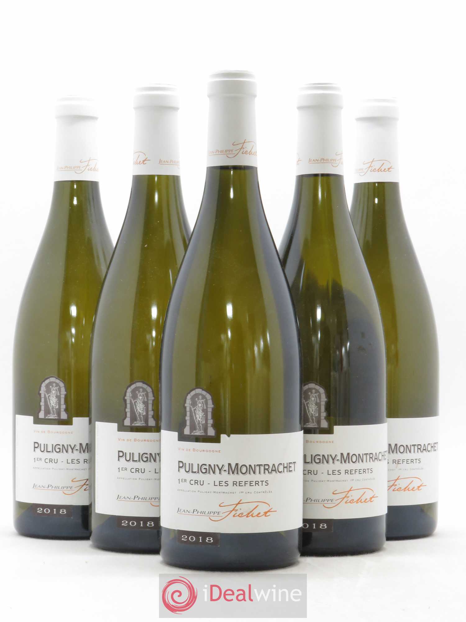 Puligny-Montrachet 1er Cru Les Referts Jean-Philippe Fichet 2018 - Lot de 5 bouteilles - 0