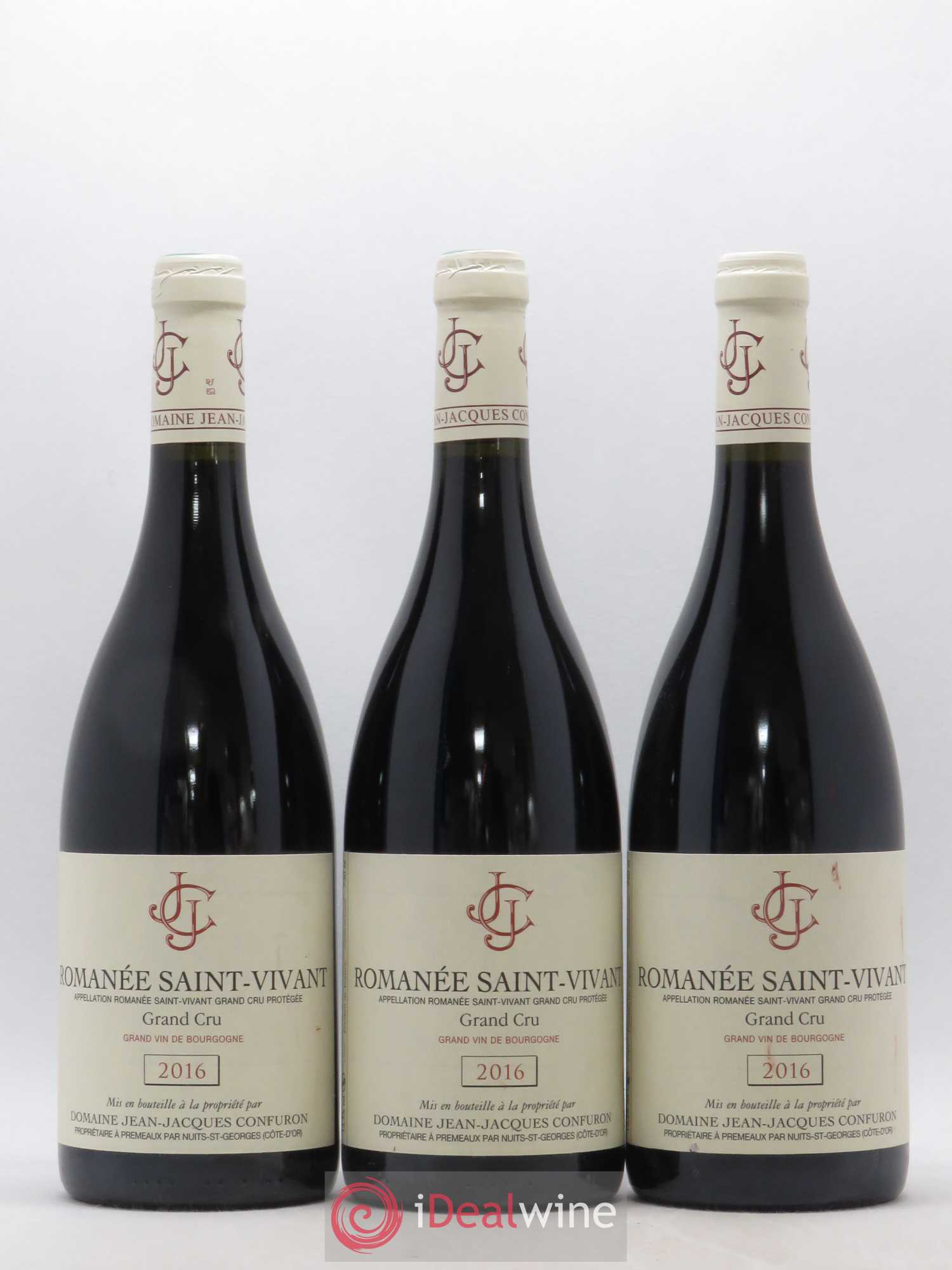 Romanée-Saint-Vivant Grand Cru Jean-Jacques Confuron 2016 - Lot de 3 bouteilles - 0