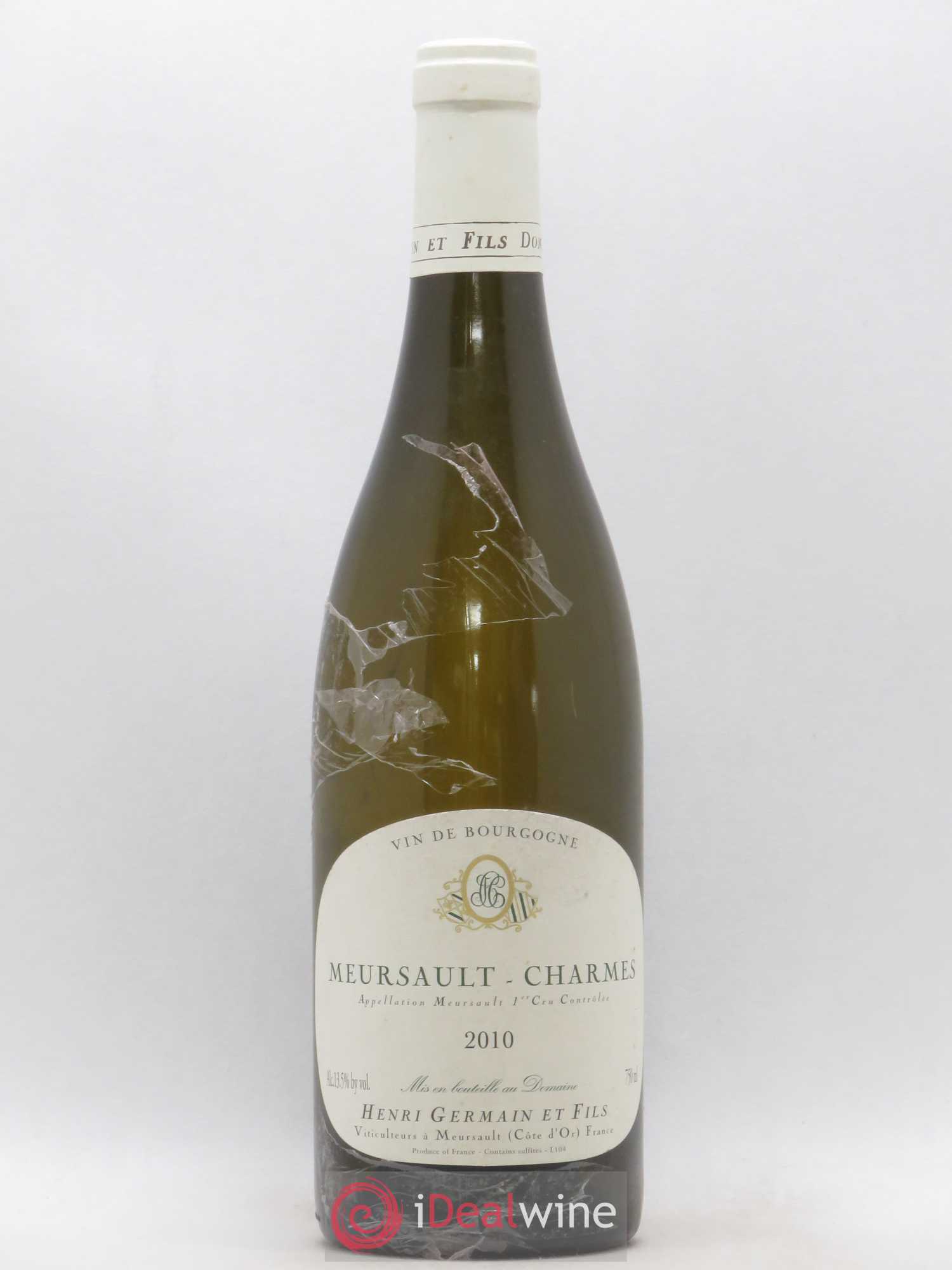 Meursault 1er Cru Charmes Henri Germain 2010 - Posten von 1 Flasche - 0