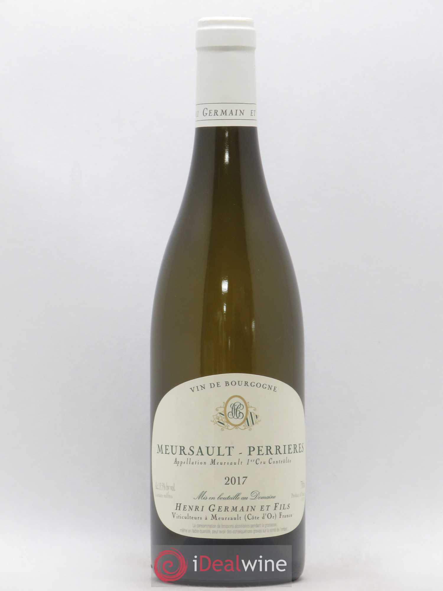 Meursault 1er Cru Perrières Henri Germain 2017 - Lot de 1 bouteille - 0