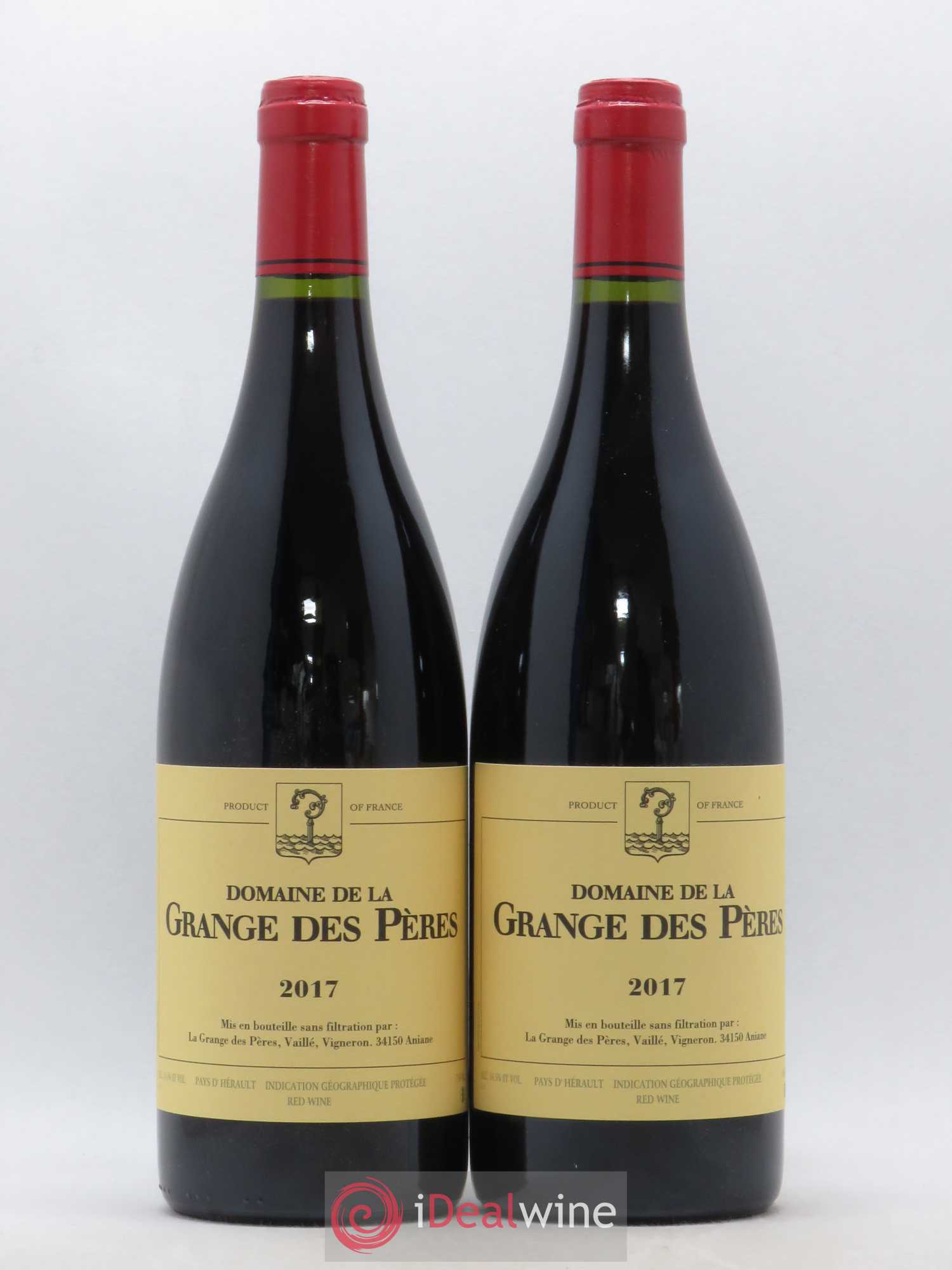 Pays d'Hérault Grange des Pères Laurent Vaillé 2017 - Lot de 2 bouteilles - 0