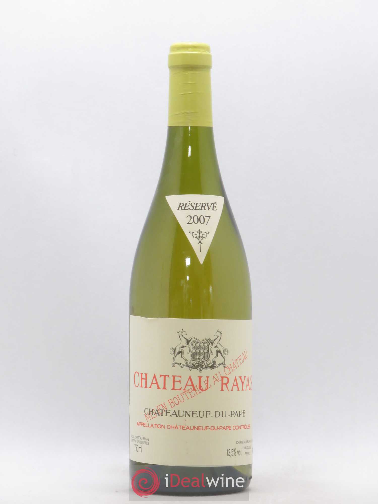 Châteauneuf-du-Pape Château Rayas Emmanuel Reynaud 2007 - Lot de 1 bouteille - 0