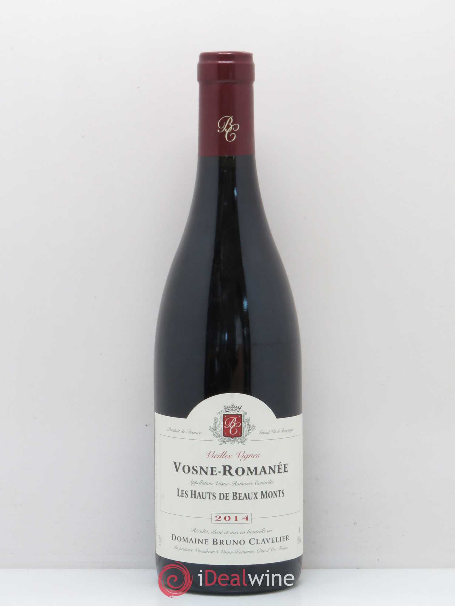 Vosne-Romanée Les Hauts de Beaumonts Vieilles Vignes Domaine Bruno Clavelier 2014 - Posten von 1 Flasche - 0