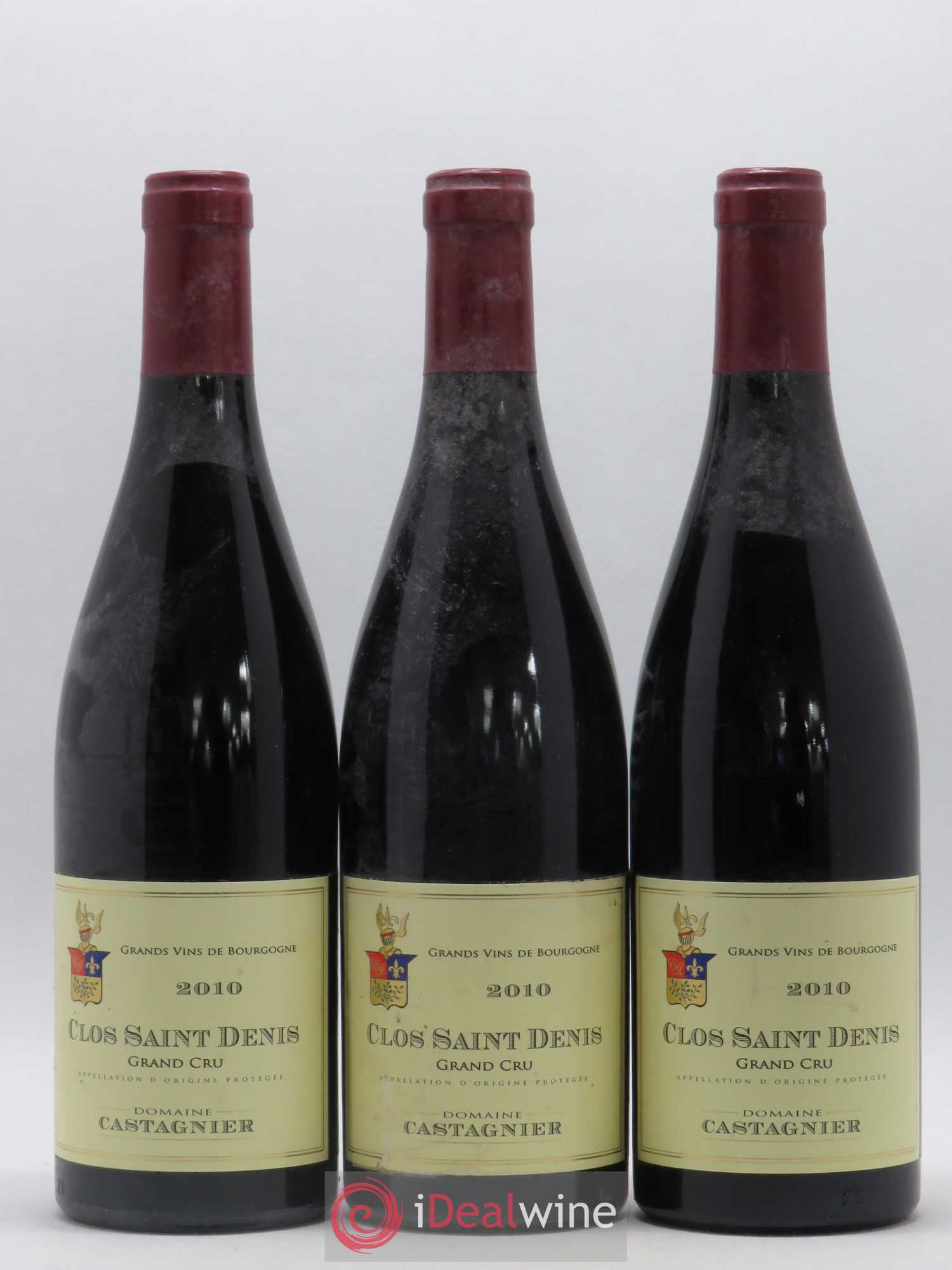 Clos Saint-Denis Grand Cru Castagnier (Domaine) 2010 - Lot de 3 bouteilles - 0