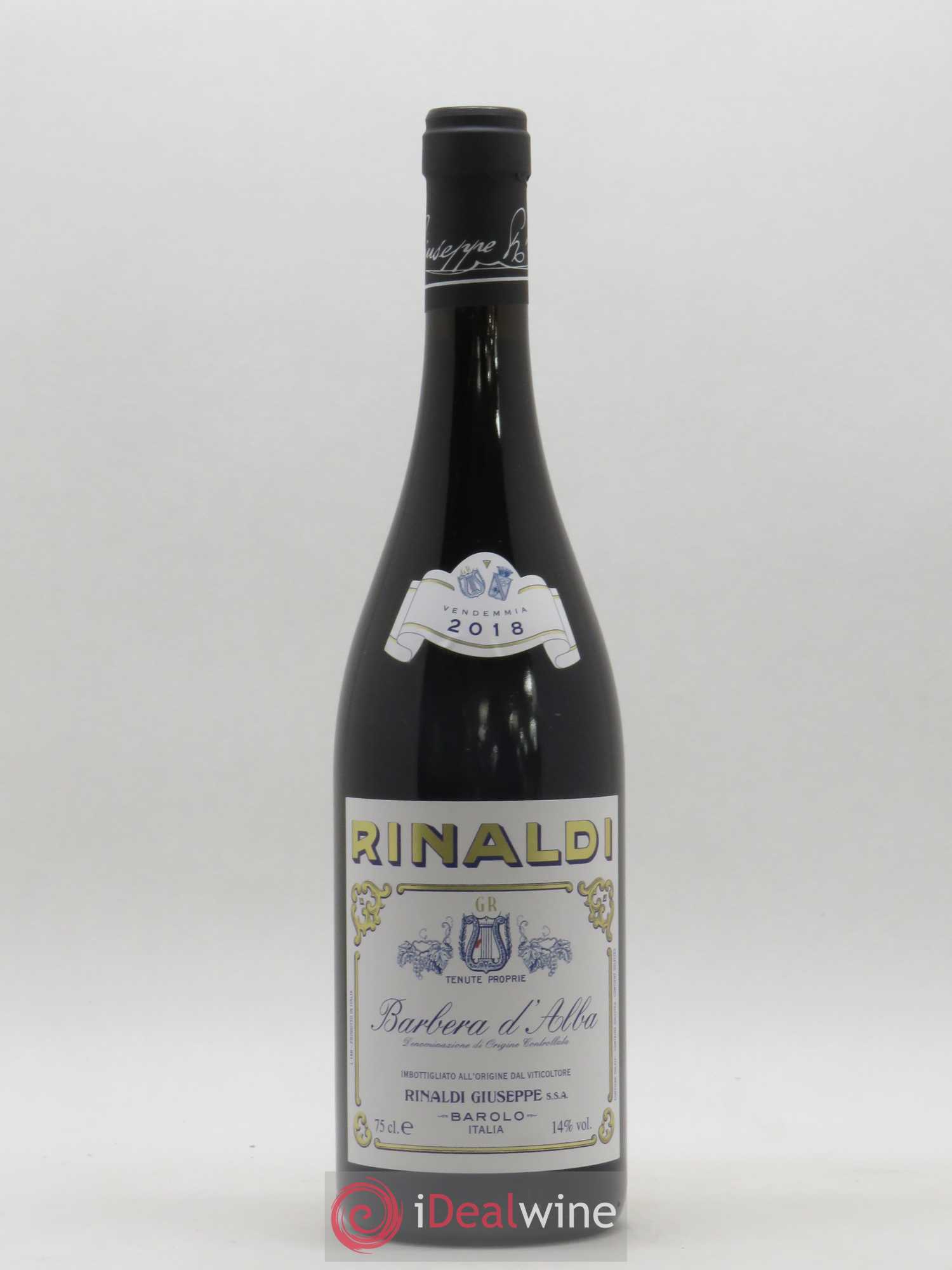 Barbera d'Alba Giuseppe Rinaldi 2018 - Lot de 1 bouteille - 0