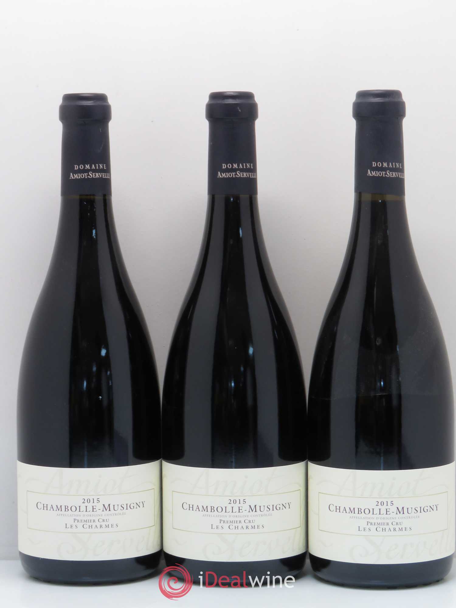 Chambolle-Musigny 1er Cru Les Charmes Amiot-Servelle 2015 - Lot de 3 bouteilles - 0