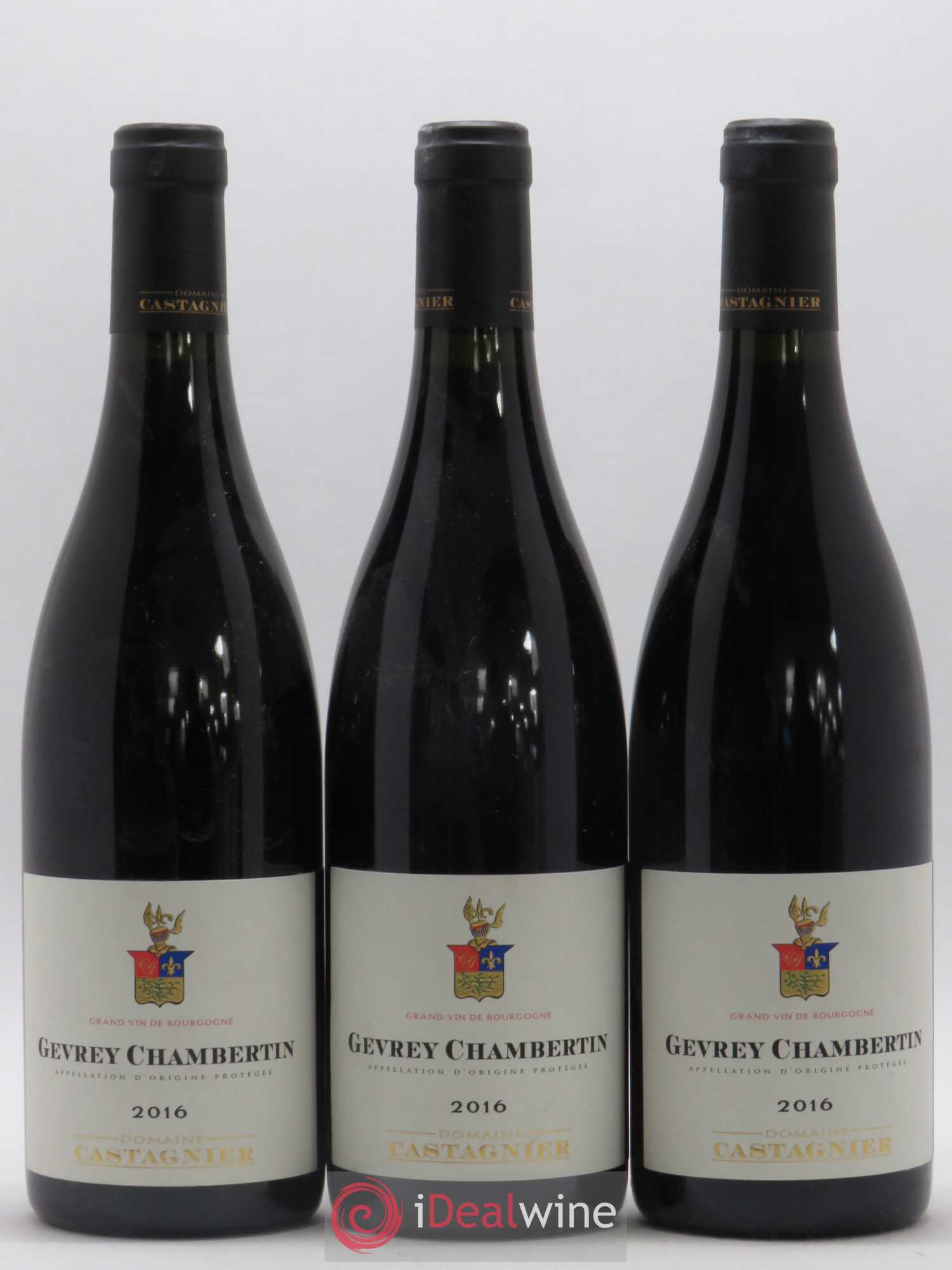 Gevrey-Chambertin Castagnier 2016 - Lot de 3 bouteilles - 0