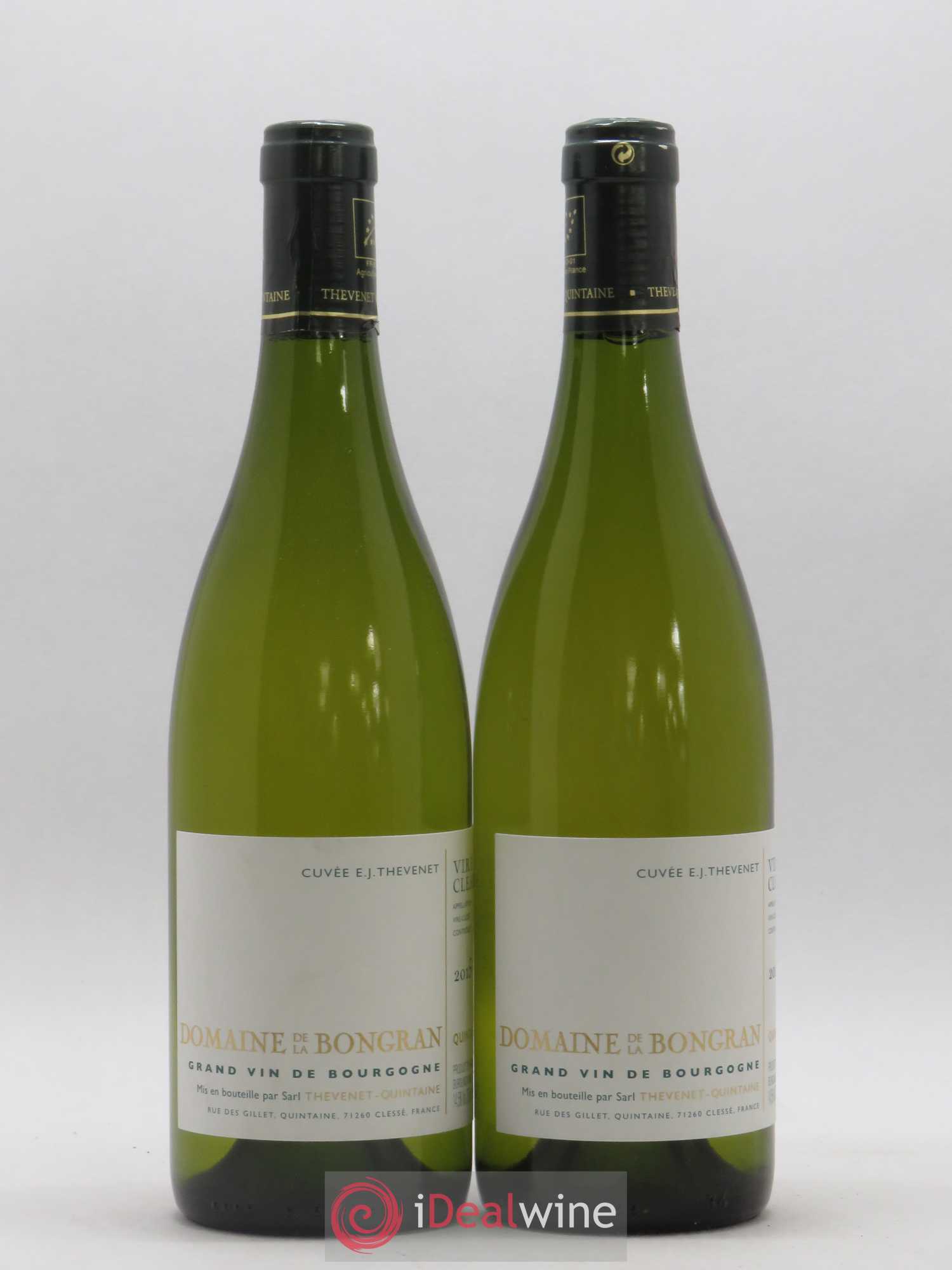 Viré-Clessé Cuvée E.J. Thevenet Domaine de la Bongran (J.Thevenet) 2015 - Lot de 2 bouteilles - 0