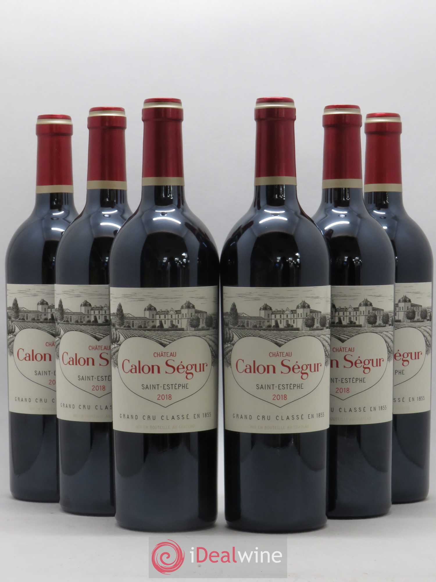 Château Calon Ségur 3ème Grand Cru Classé 2018 - Lot de 6 bouteilles - 0