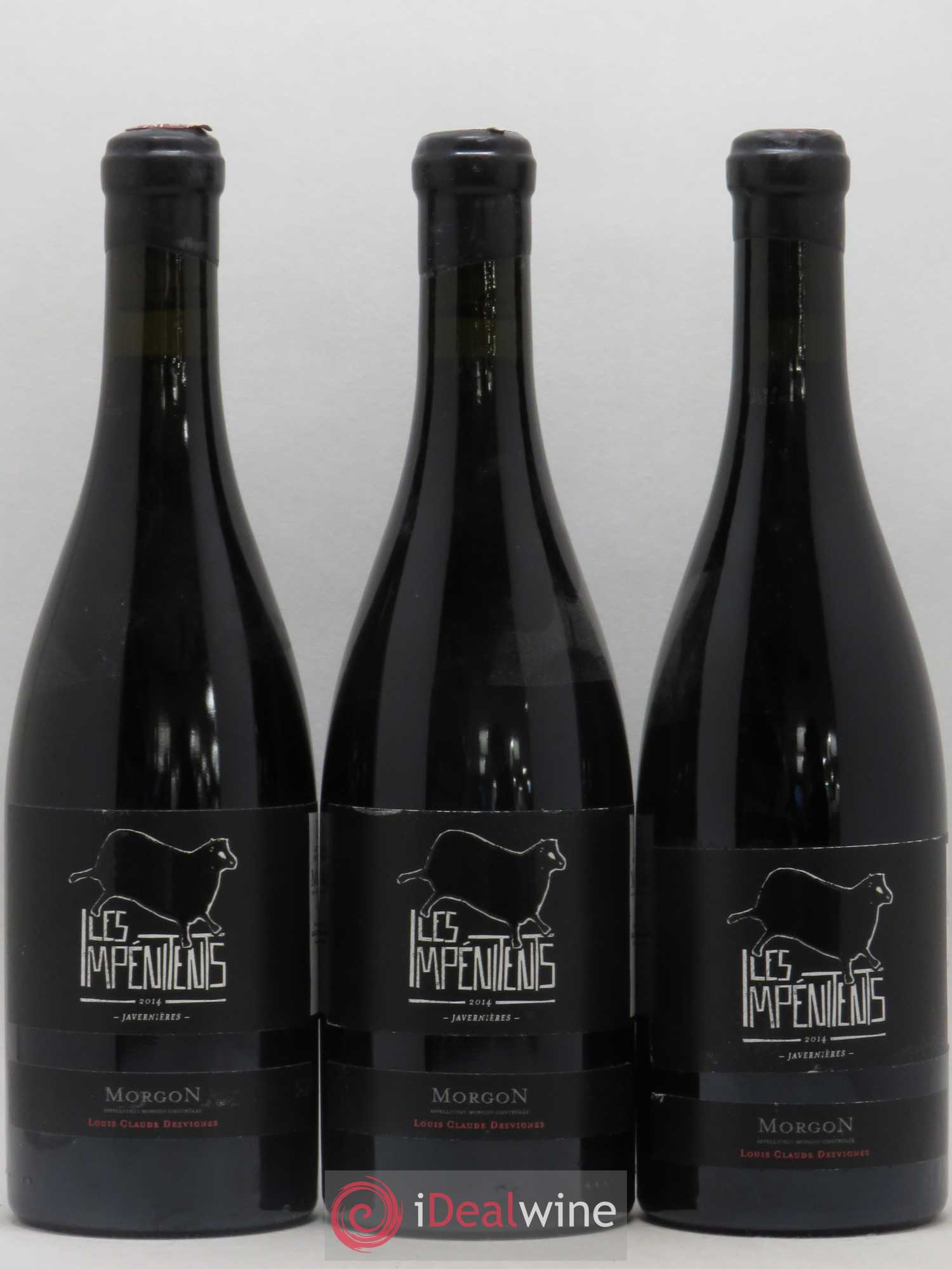 Morgon Javernières Les Impénitents Louis-Claude Desvignes 2014 - Lot de 3 bouteilles - 0