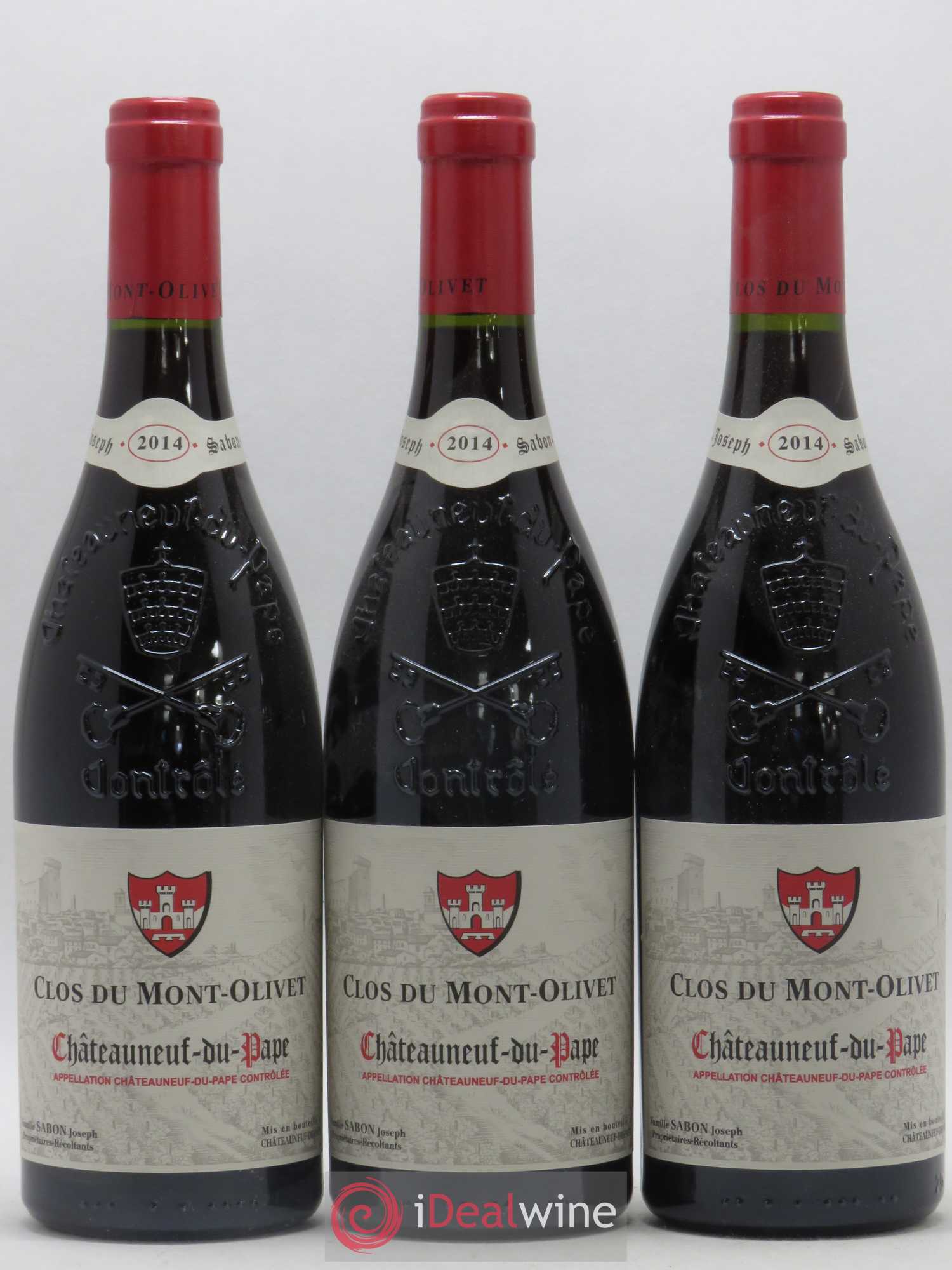 Châteauneuf-du-Pape Clos du Mont-Olivet 2014 - Lot de 3 bouteilles - 0