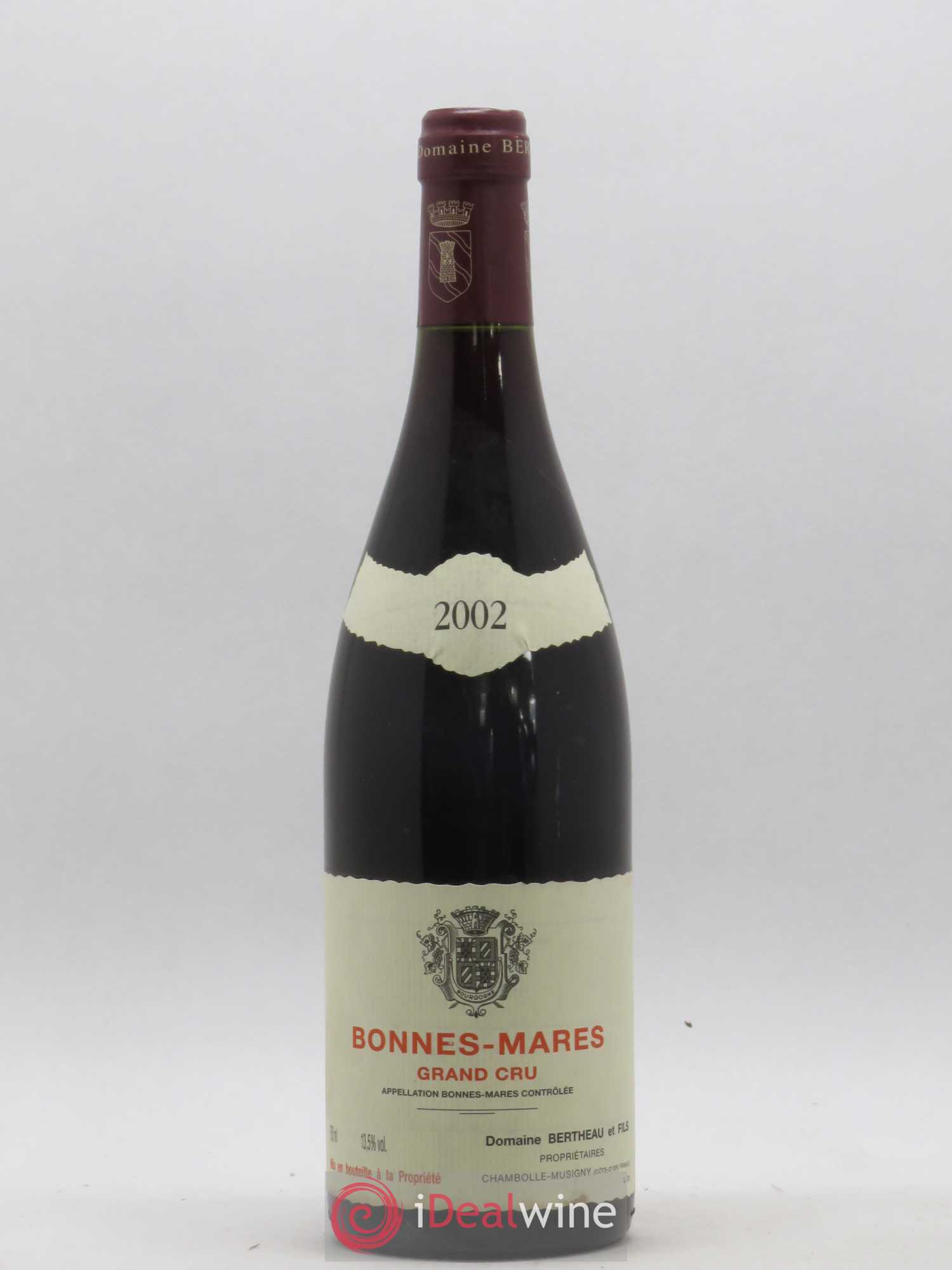 Bonnes-Mares Grand Cru Bertheau 2002 - Lot de 1 bouteille - 0
