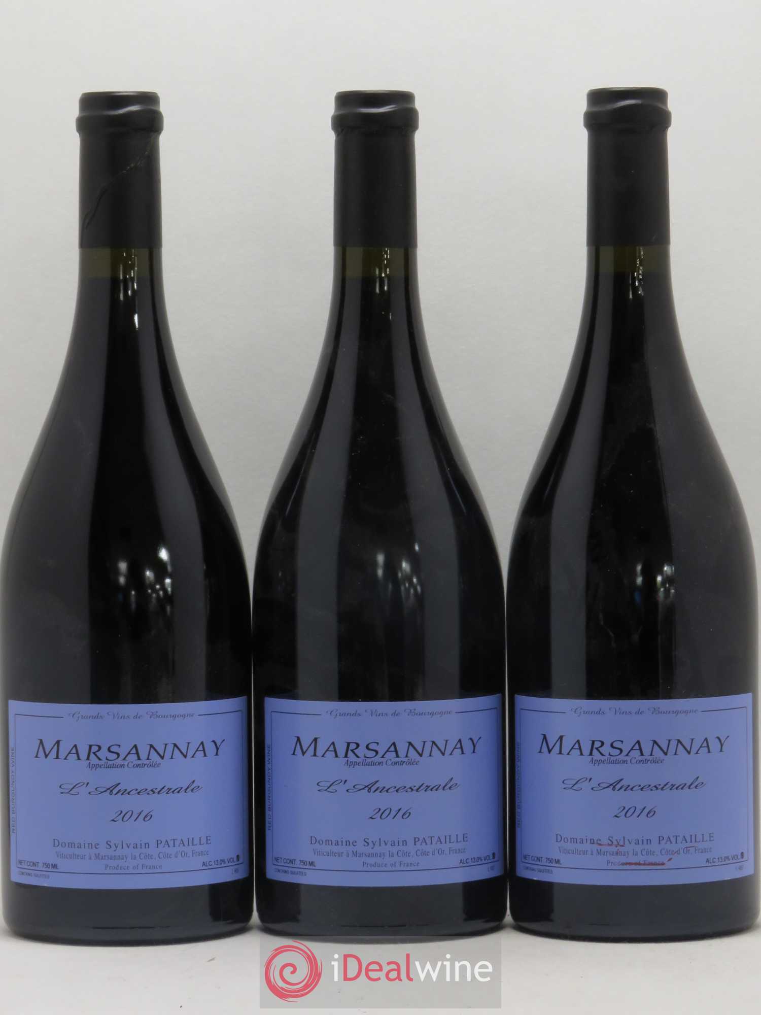Marsannay L'Ancestrale Sylvain Pataille (Domaine) 2016 - Lot de 3 bouteilles - 0