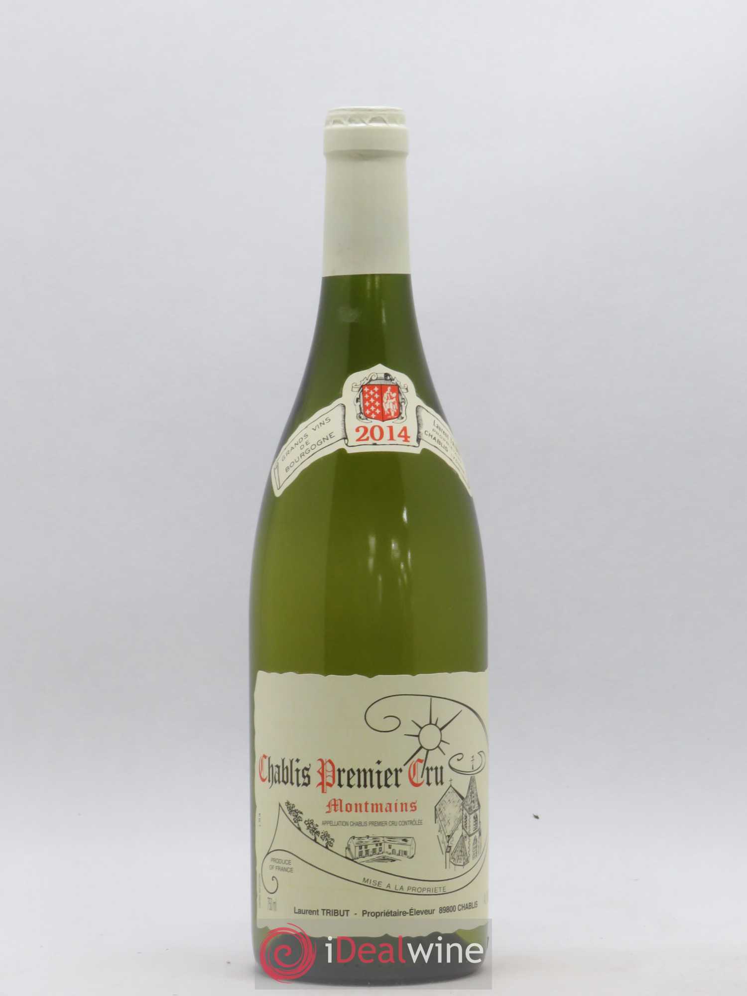 Chablis 1er Cru Montmains Laurent Tribut 2014 - Lot de 1 bouteille - 0