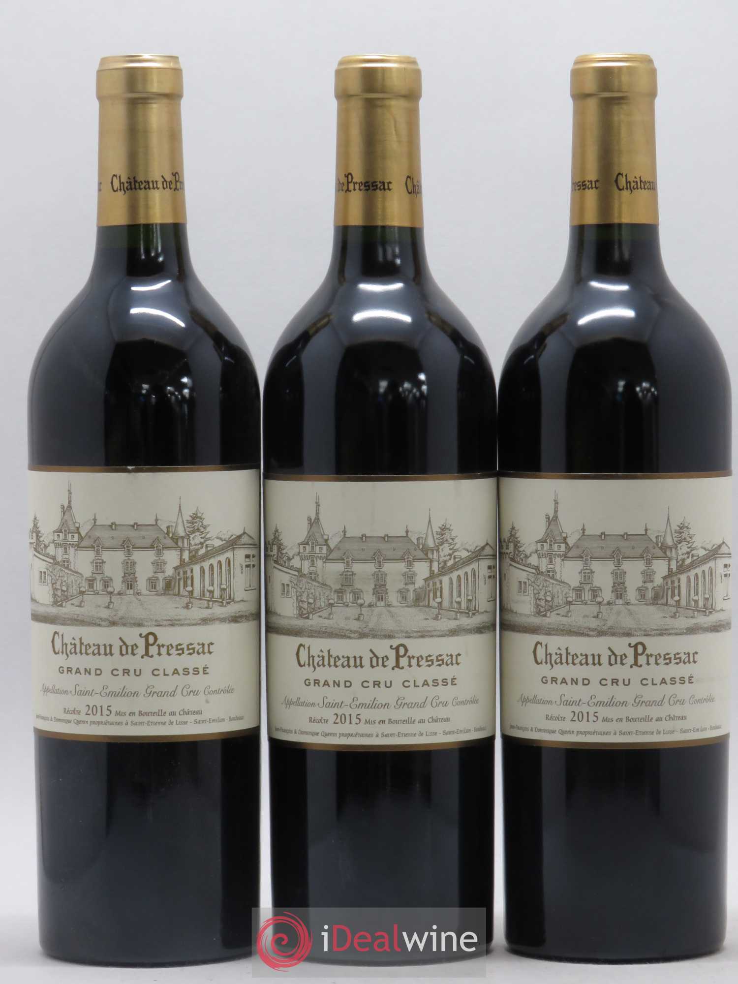 Château de Pressac Grand Cru Classé 2015 - Lot de 12 bouteilles - 4