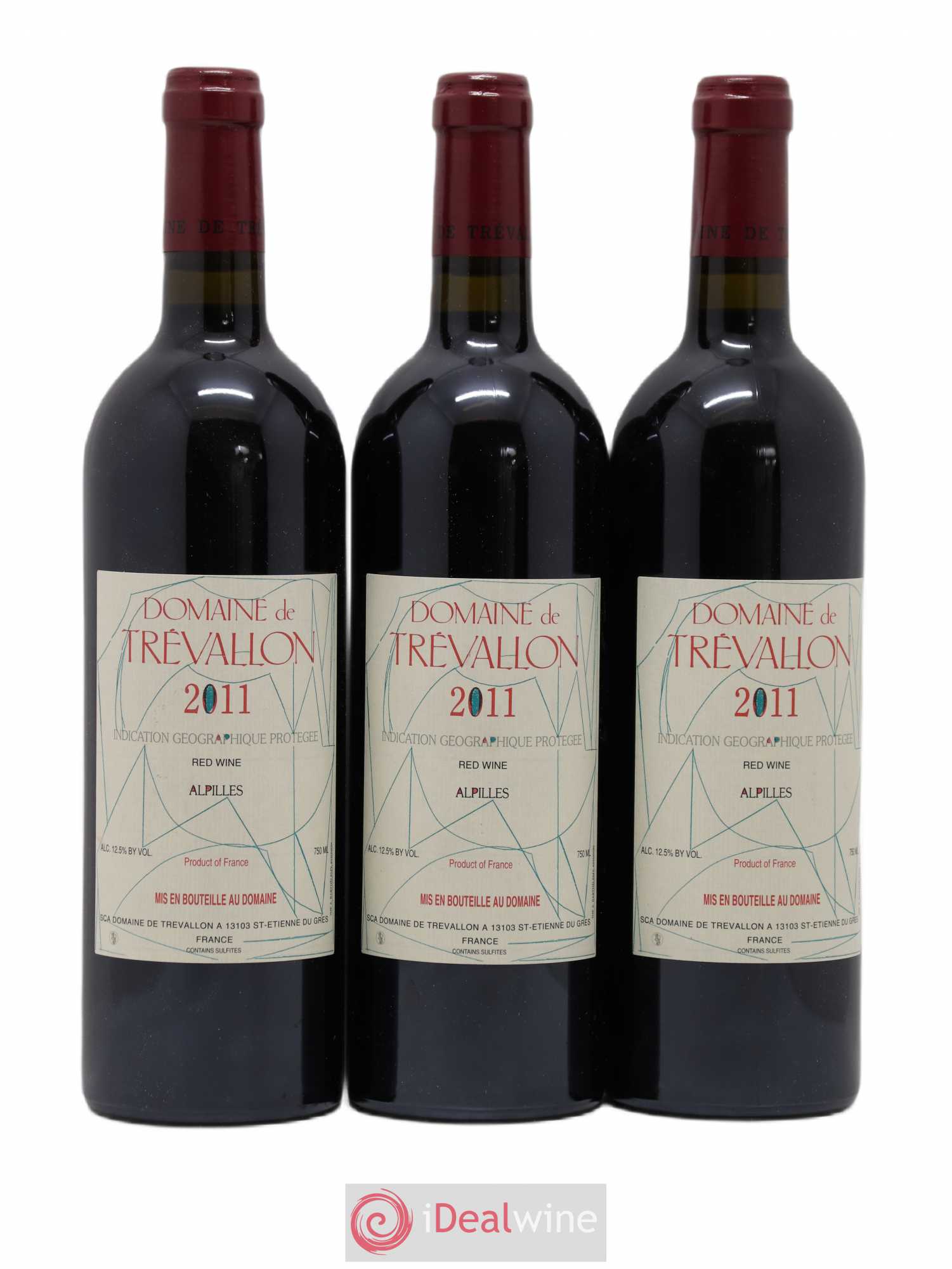 Alpilles Trévallon (Domaine de) Eloi Dürrbach 2011 - Lot de 3 bouteilles - 0