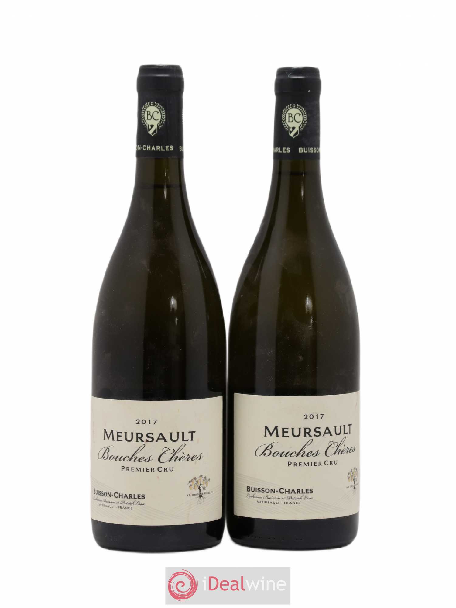 Meursault 1er Cru Bouches Chères Buisson-Charles (Domaine) 2017 - Lot de 2 bouteilles - 0