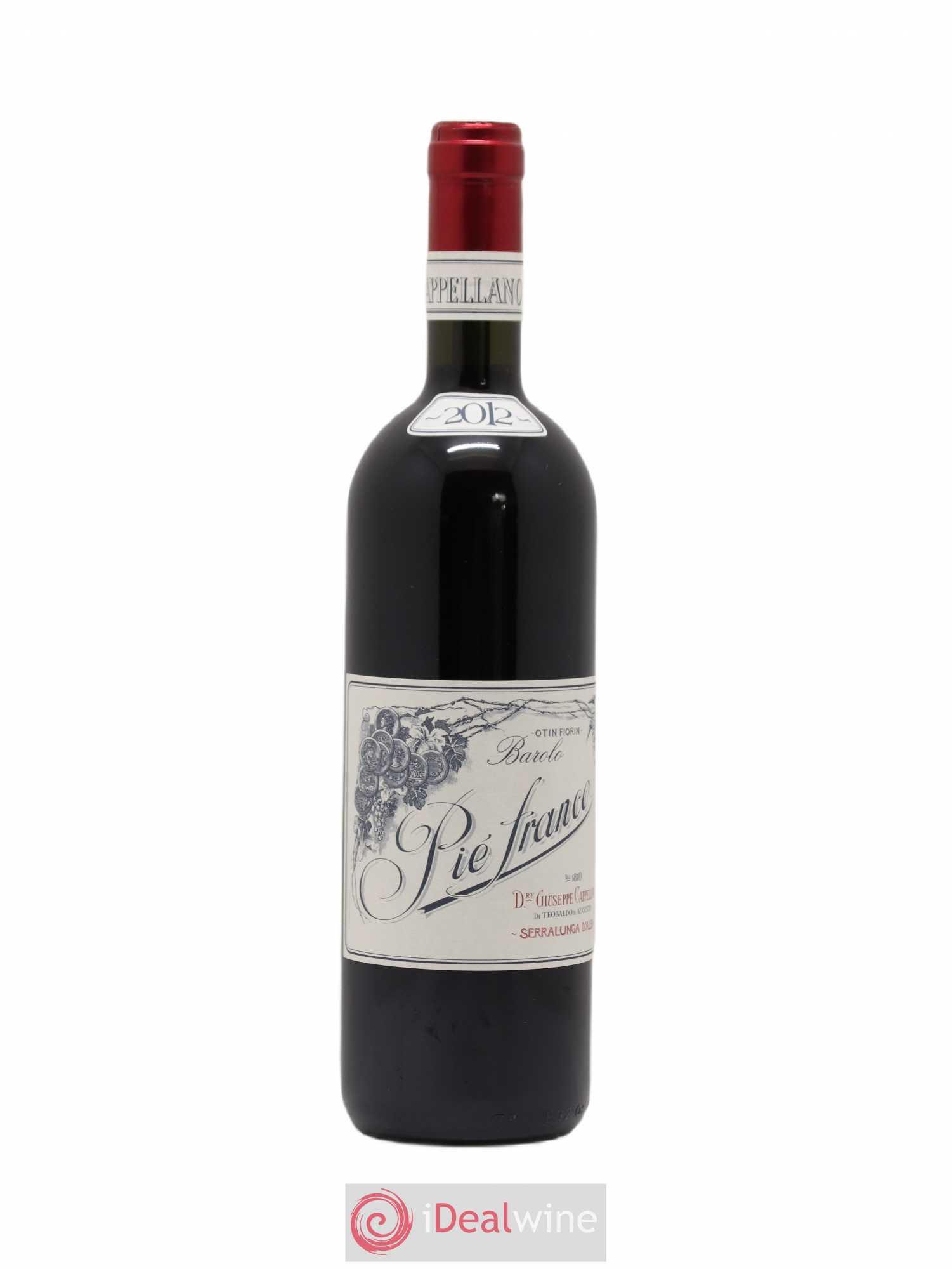 Barolo DOCG Pié Franco Cappellano 2012 - Lot de 1 bouteille - 0