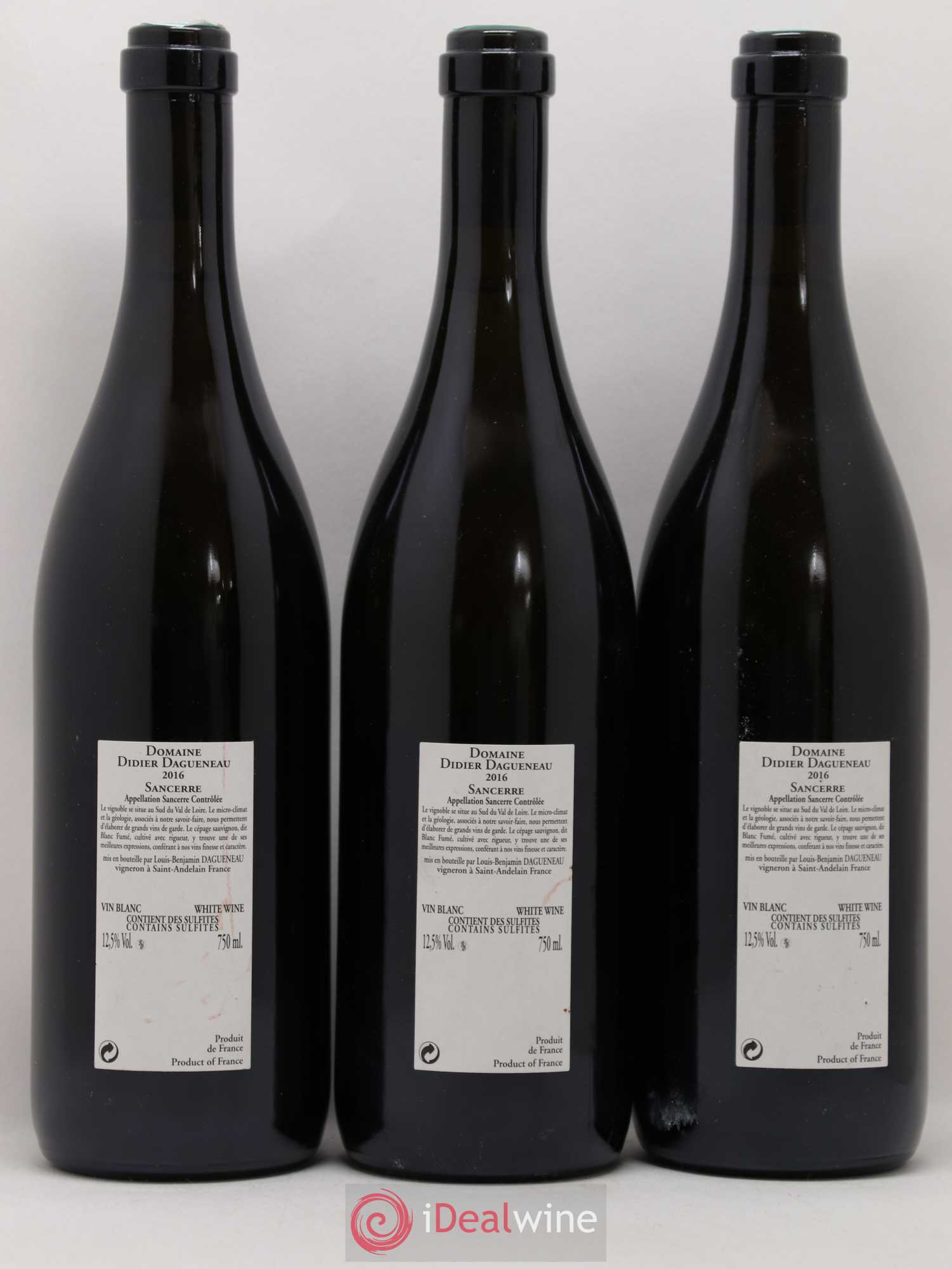 Sancerre En Chailloux Domaine Dagueneau 2016 - Posten von 3 Flaschen - 1