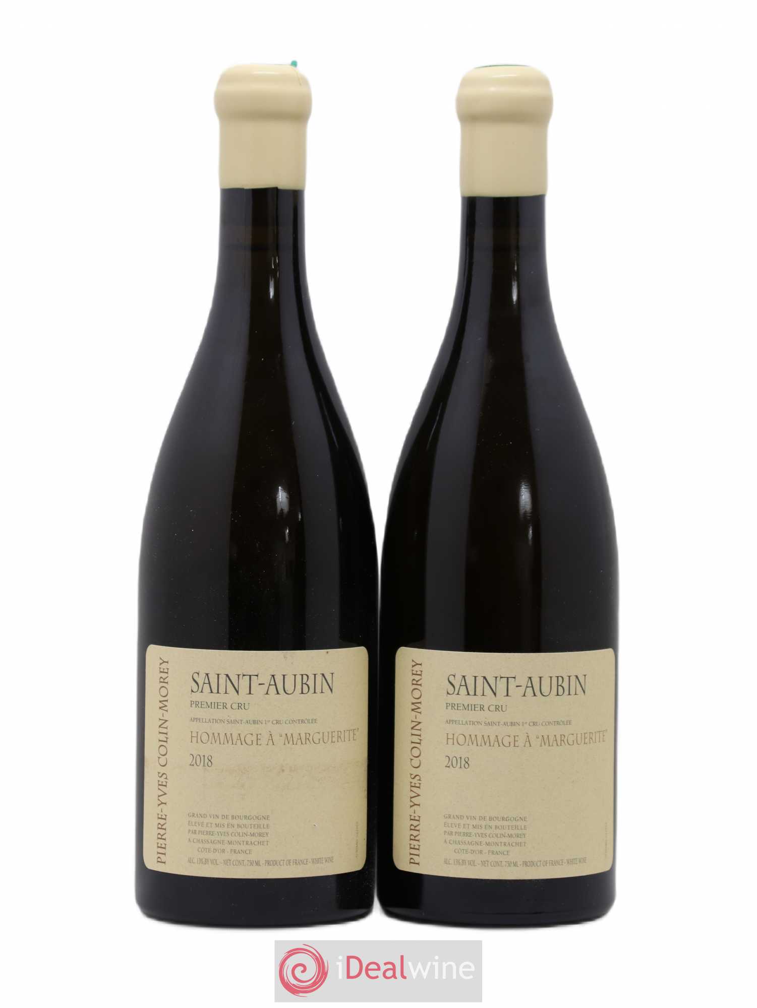 Saint-Aubin 1er Cru Hommage à Marguerite Pierre-Yves Colin Morey 2018 - Lot de 2 bouteilles - 0