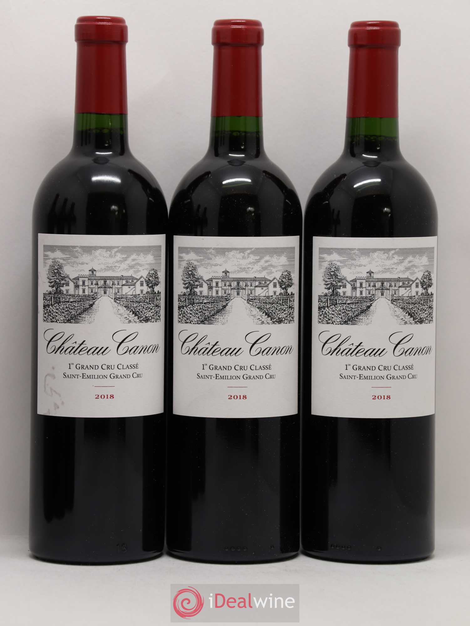 Château Canon 1er Grand Cru Classé B 2018 - Lot de 6 bouteilles - 1