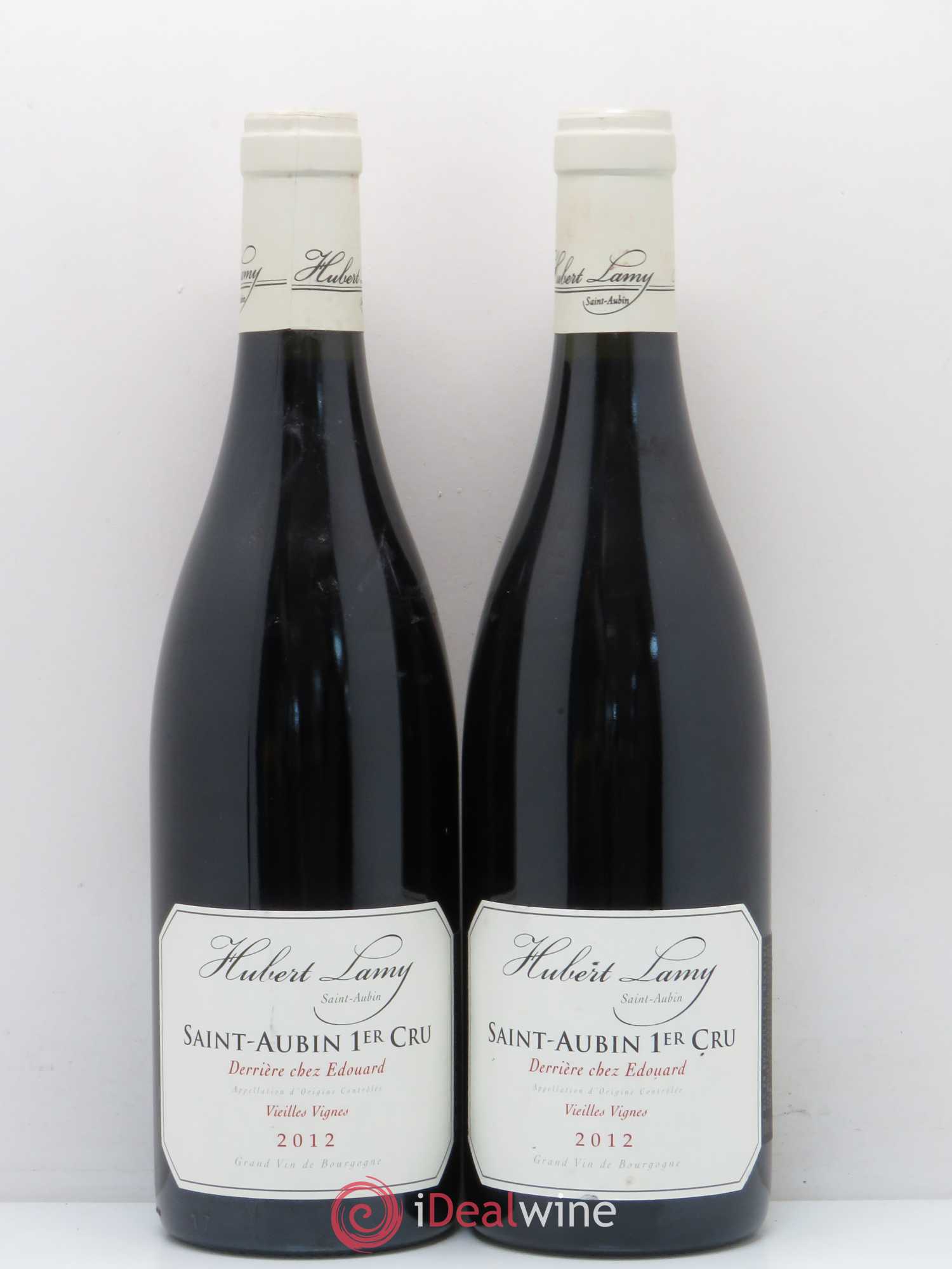 Saint-Aubin 1er Cru Derrière Chez Edouard Vieilles Vignes Domaine Hubert Lamy 2012 - Posten von 2 Flaschen - 0