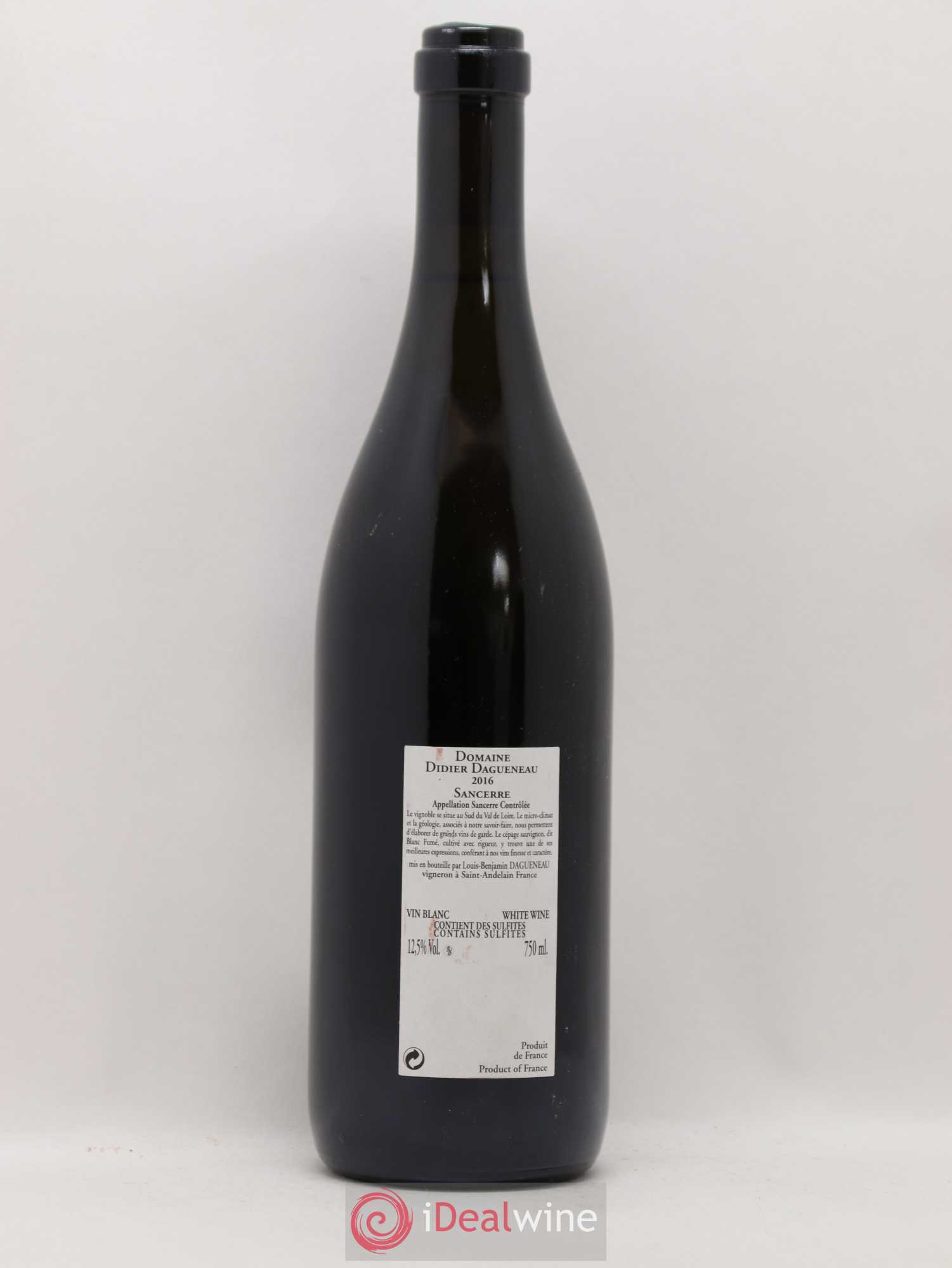 Sancerre En Chailloux Domaine Dagueneau 2016 - Posten von 1 Flasche - 1