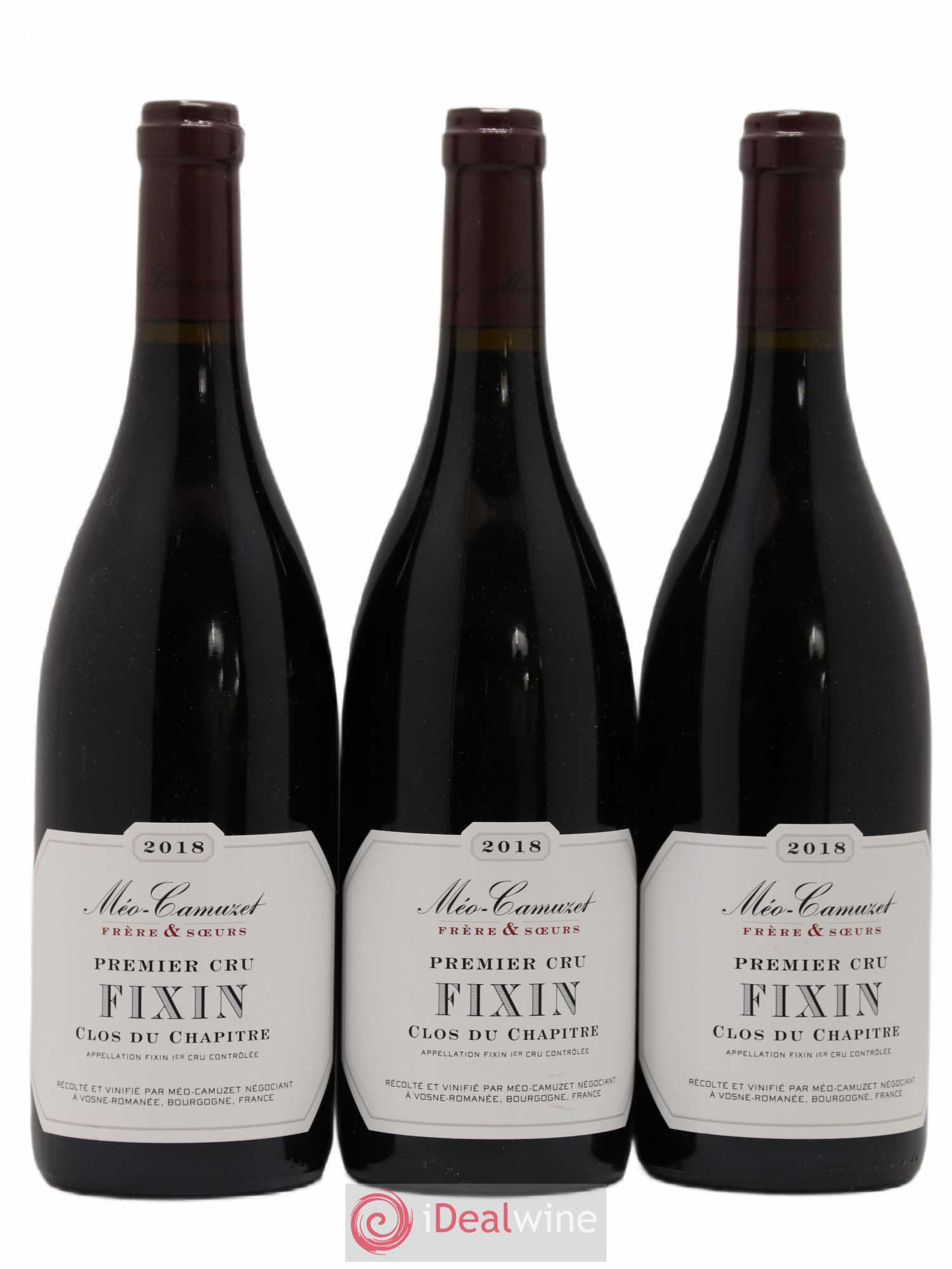 Fixin 1er Cru Clos du Chapitre Méo-Camuzet (Frère & Soeurs) 2018 - Lot de 3 bouteilles - 0