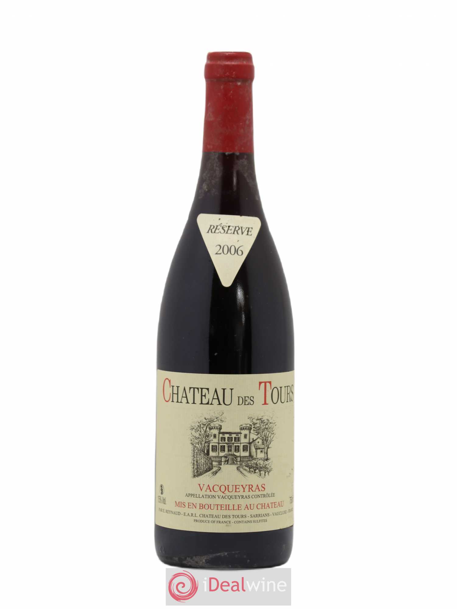 Vacqueyras Château des Tours Emmanuel Reynaud 2006 - Lot de 1 bouteille - 0