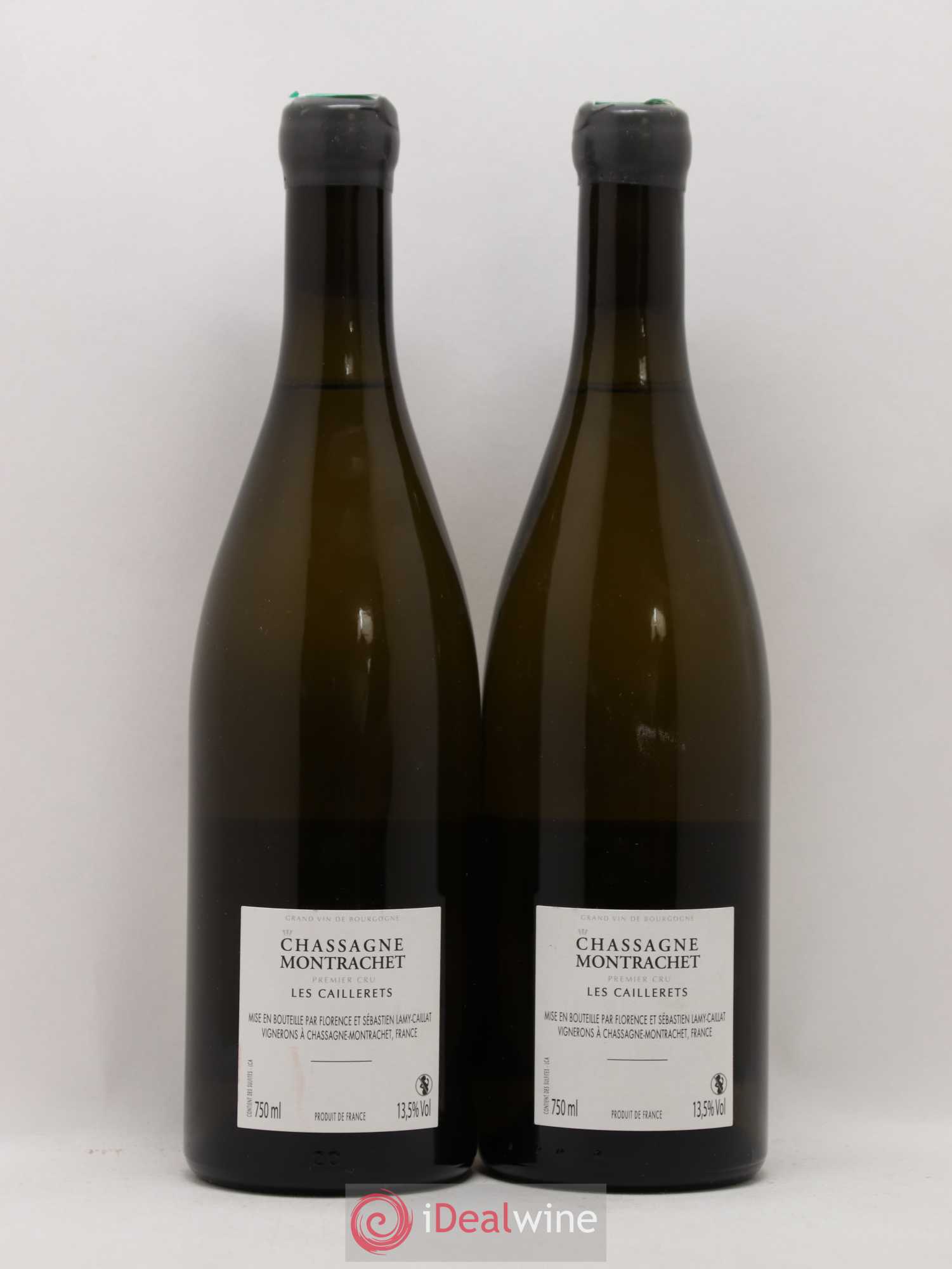 Chassagne-Montrachet 1er Cru Les Caillerets Lamy-Caillat (Domaine) 2017 - Lot de 2 bouteilles - 1